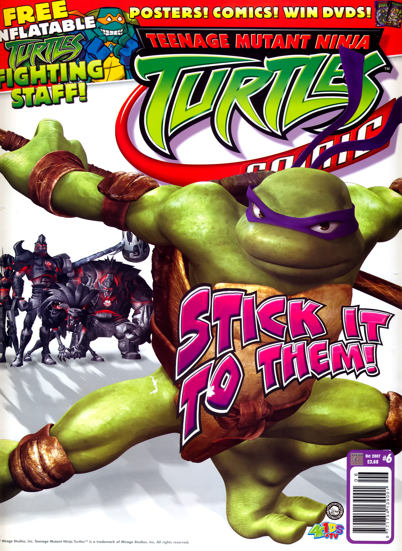 Read online Teenage Mutant Ninja Turtles Comic comic -  Issue #6 - 1