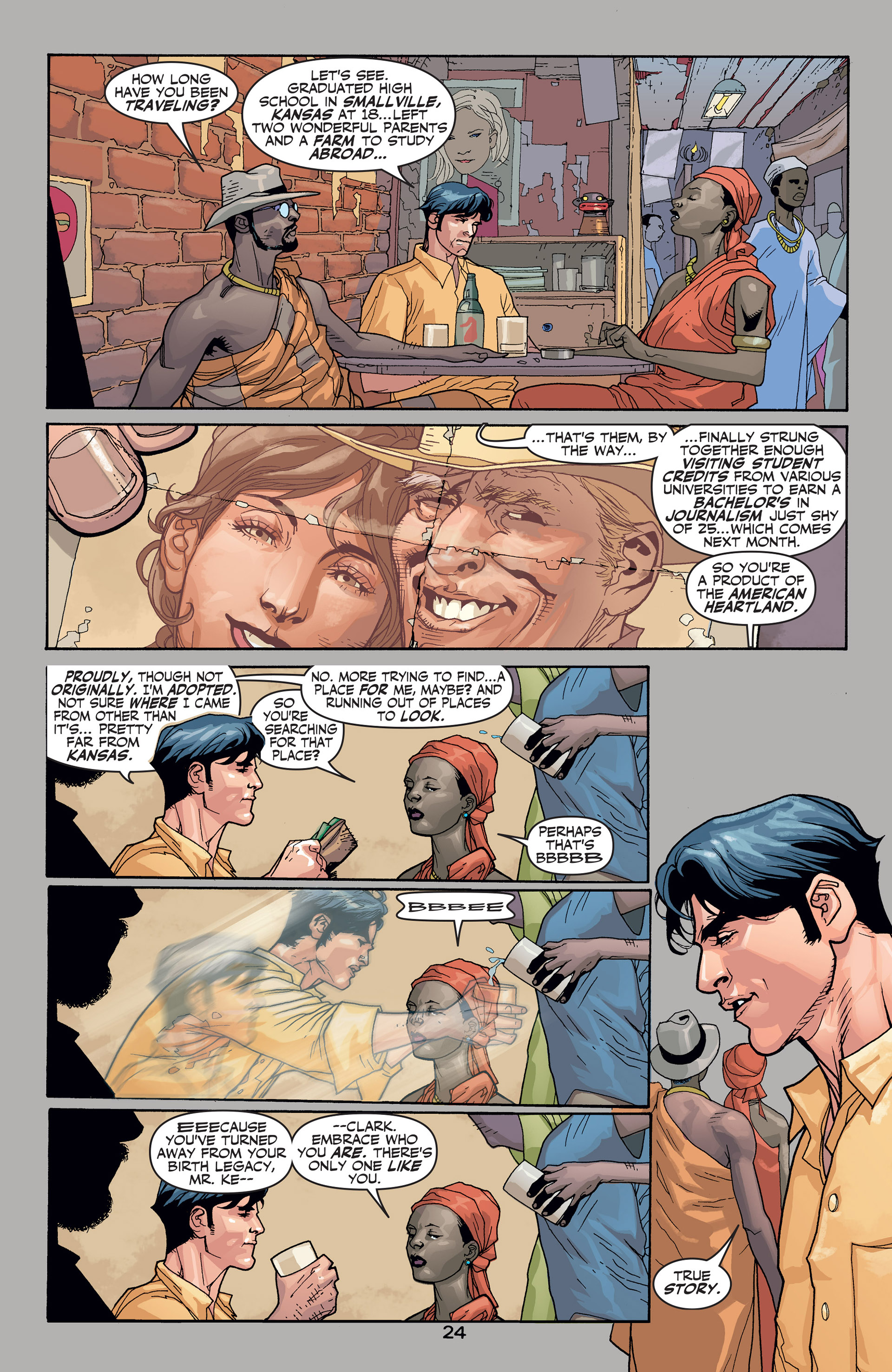 Read online Superman: Birthright (2003) comic -  Issue #1 - 23