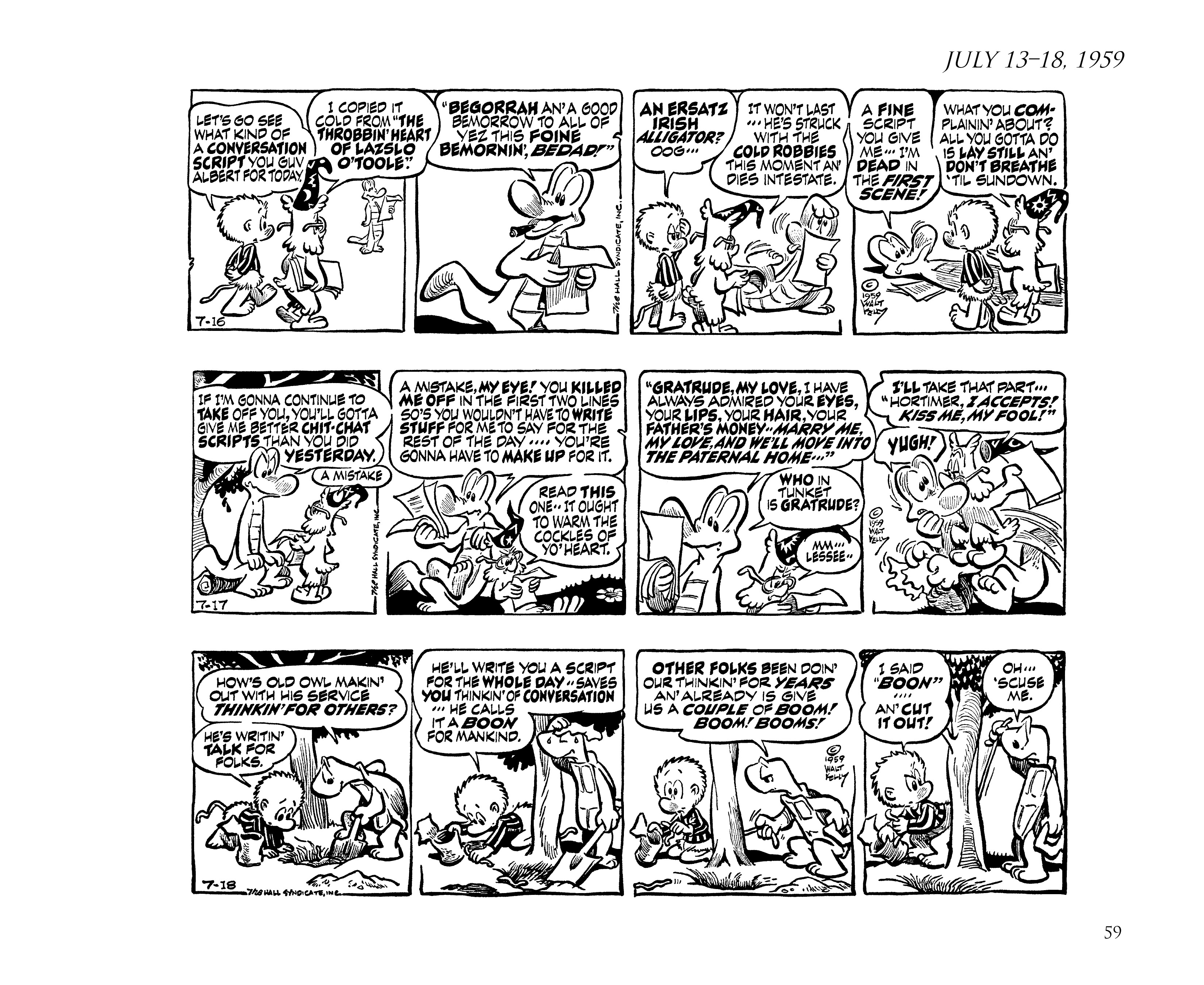 Read online Pogo by Walt Kelly: The Complete Syndicated Comic Strips comic -  Issue # TPB 6 (Part 1) - 69