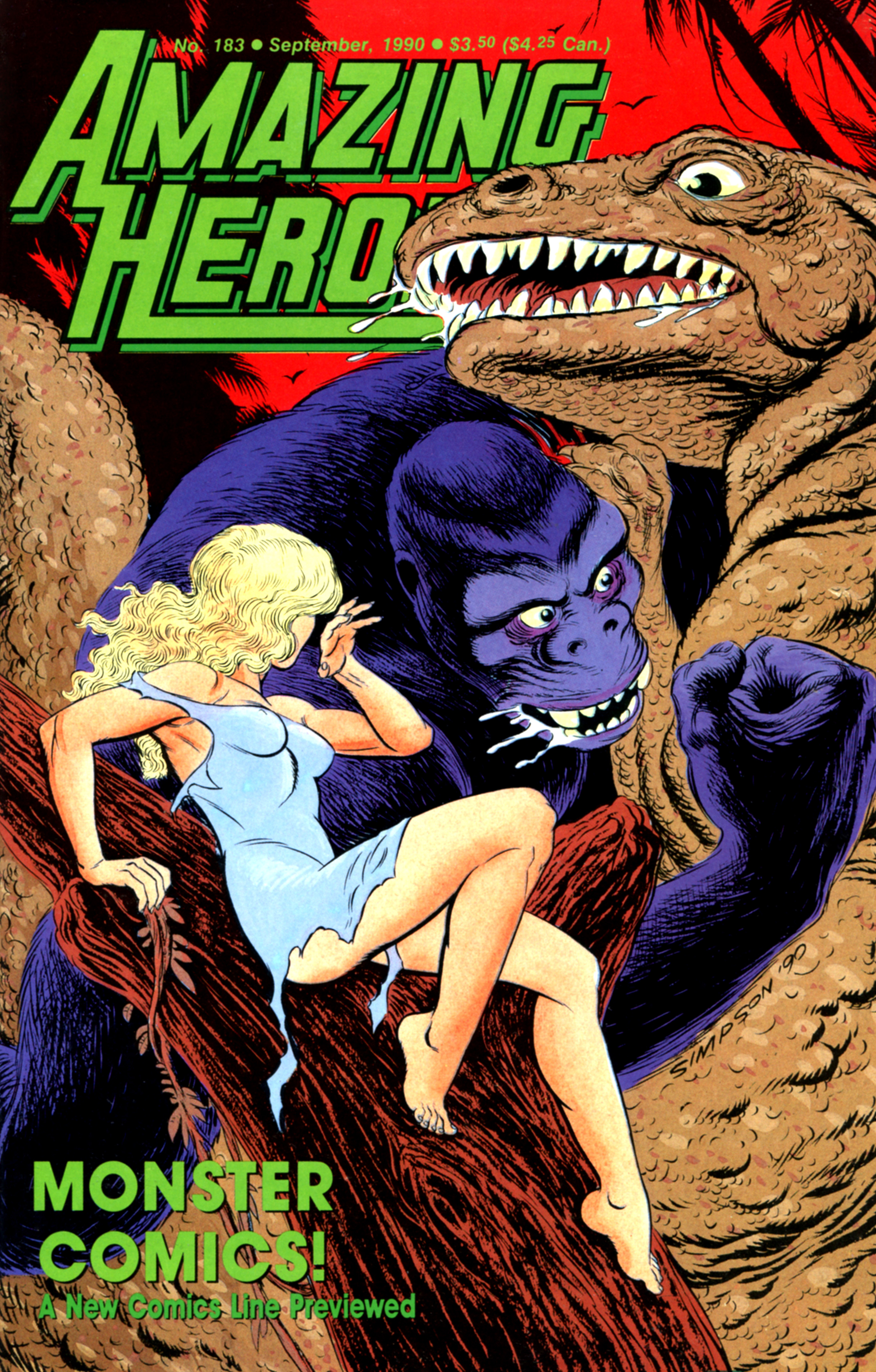 Read online Amazing Heroes comic -  Issue #183 - 1