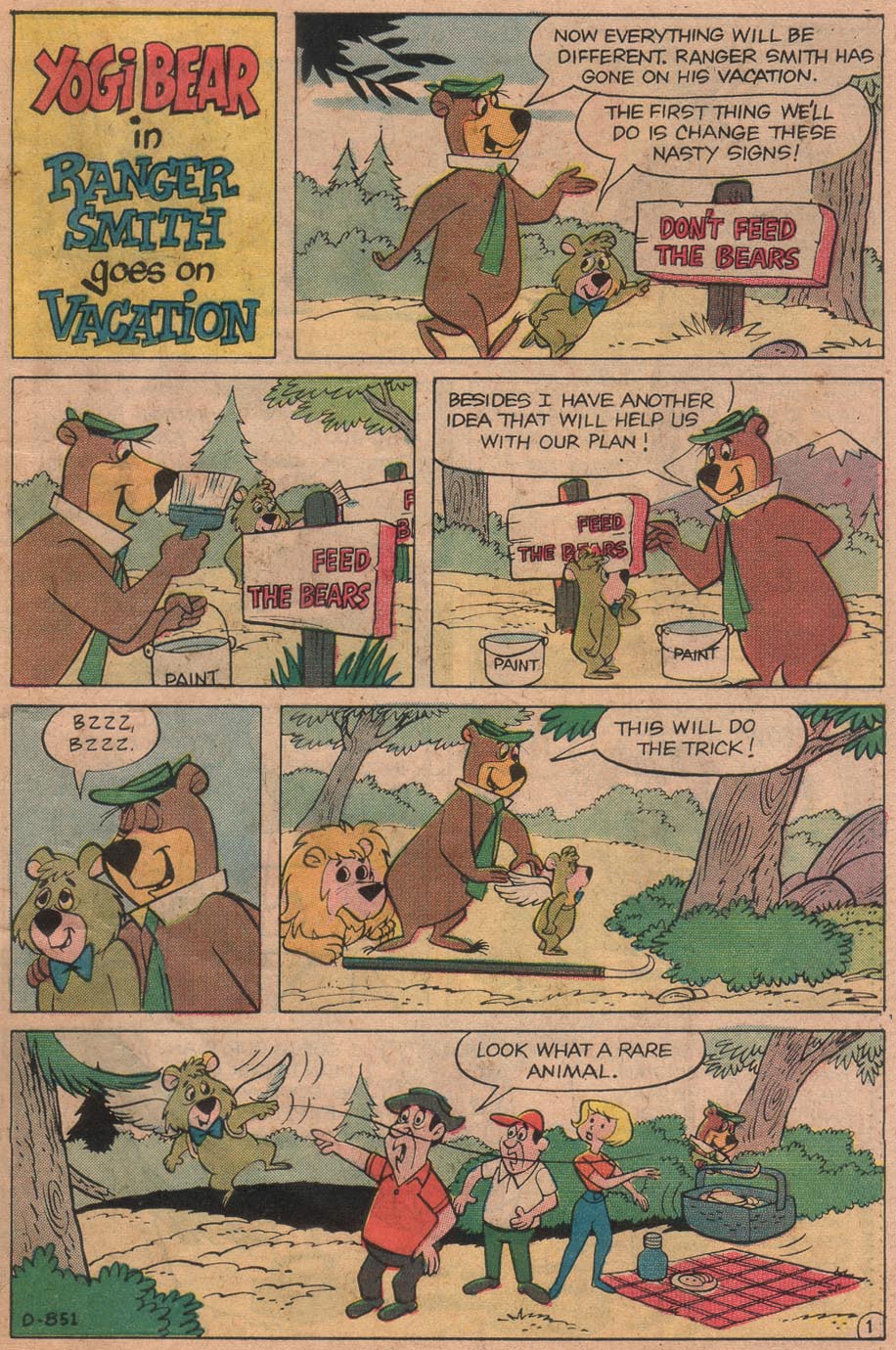 Read online Yogi Bear (1970) comic -  Issue #1 - 31