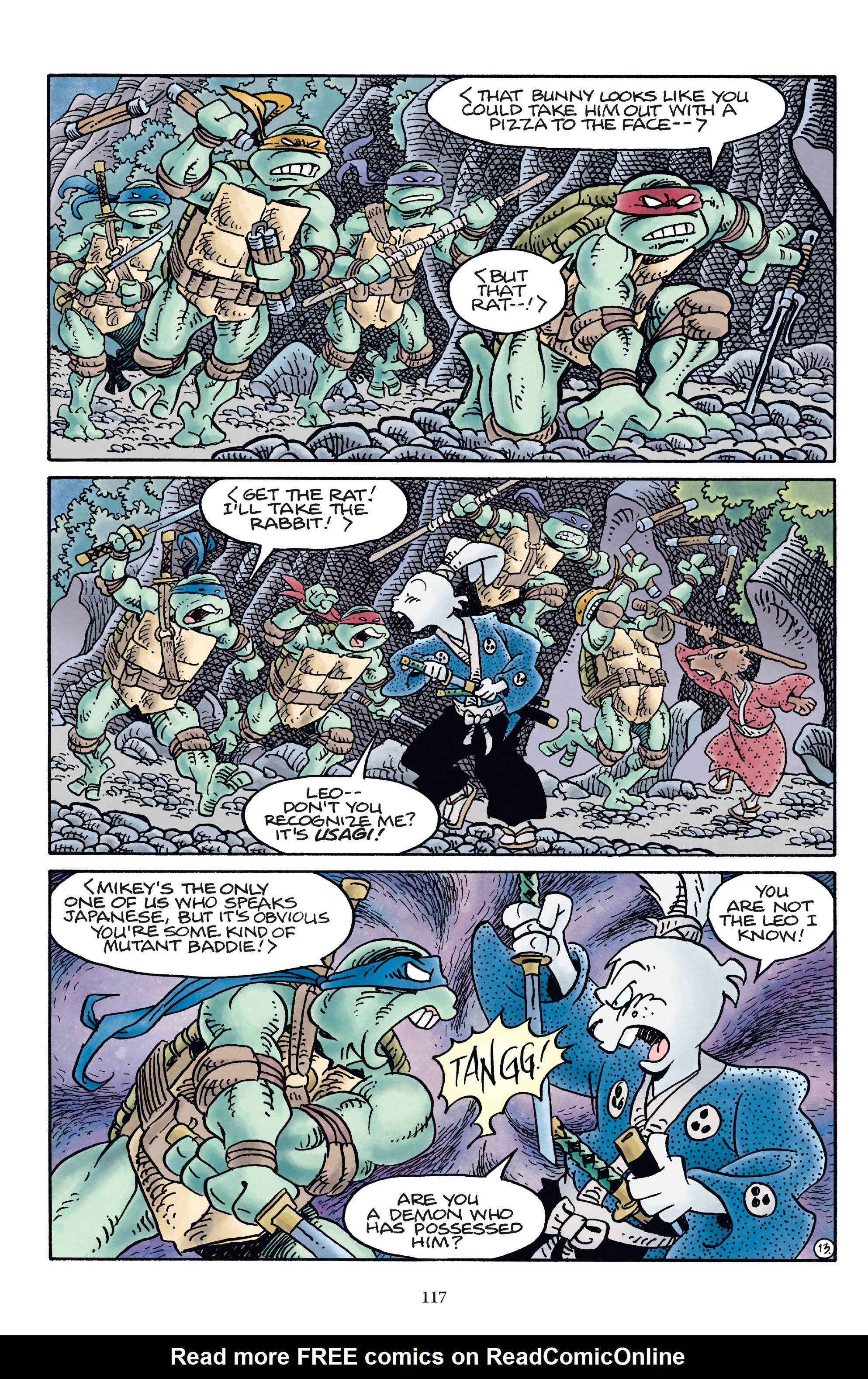 Read online Usagi Yojimbo/Teenage Mutant Ninja Turtles: The Complete Collection comic -  Issue # TPB (Part 2) - 10