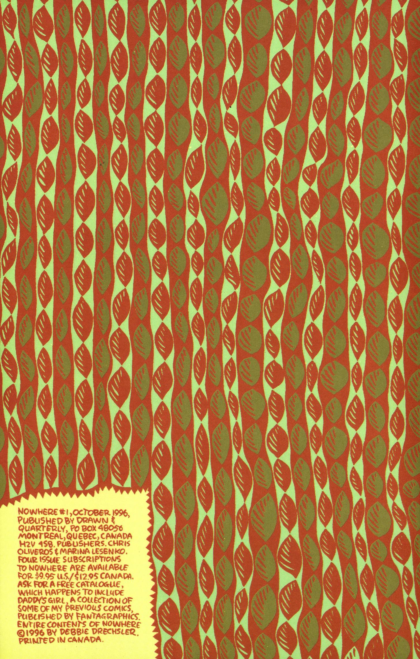 Read online Nowhere comic -  Issue #1 - 2