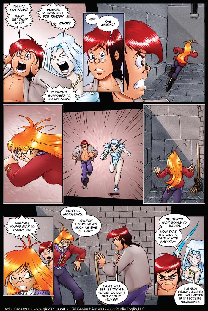Read online Girl Genius (2002) comic -  Issue #6 - 93