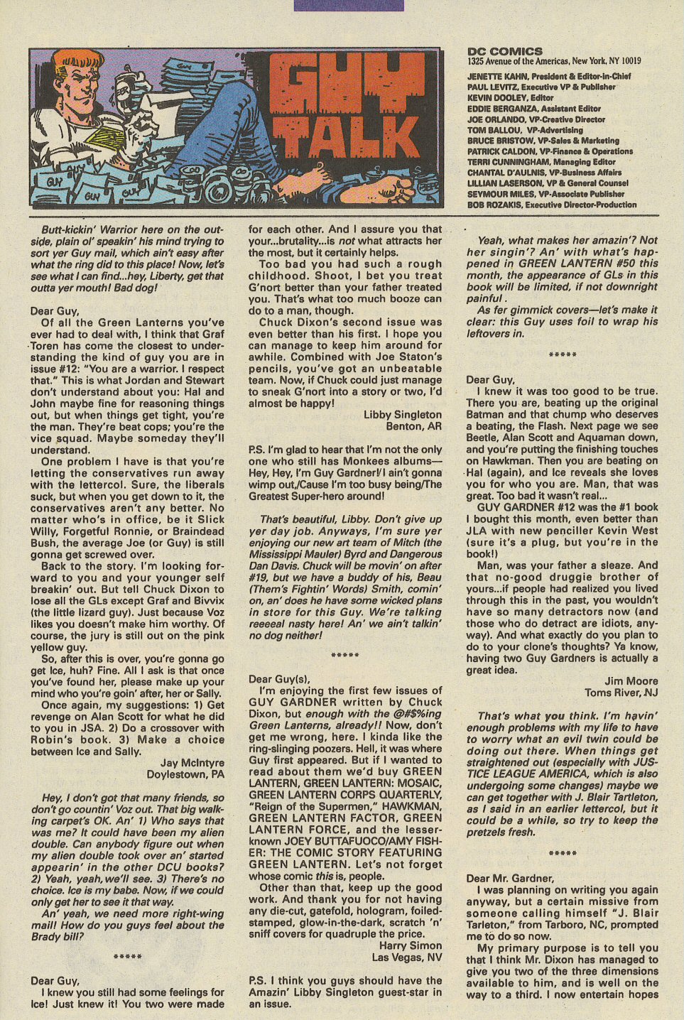 Read online Guy Gardner: Warrior comic -  Issue #18 - 24