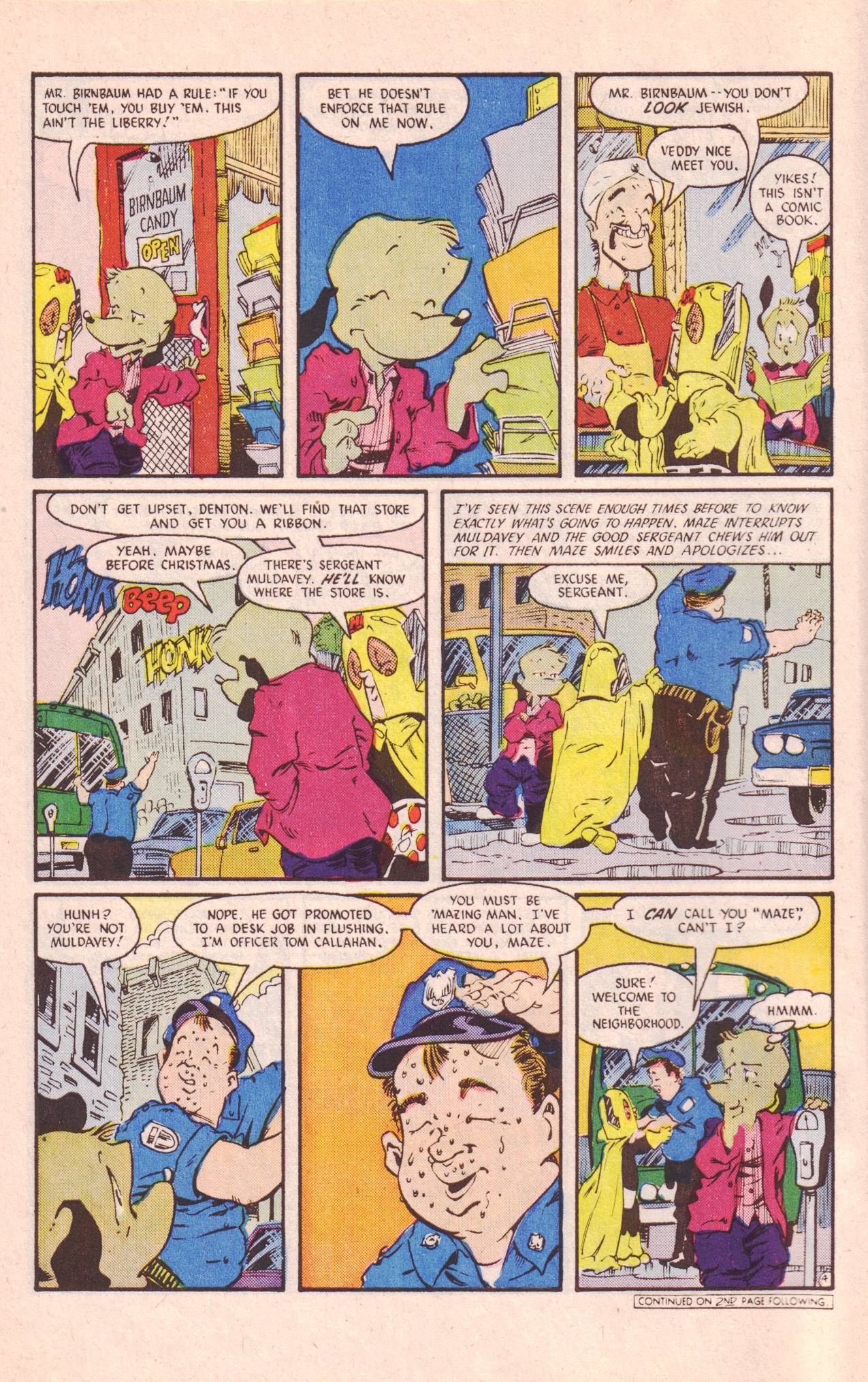 Read online 'Mazing Man comic -  Issue #12 - 5