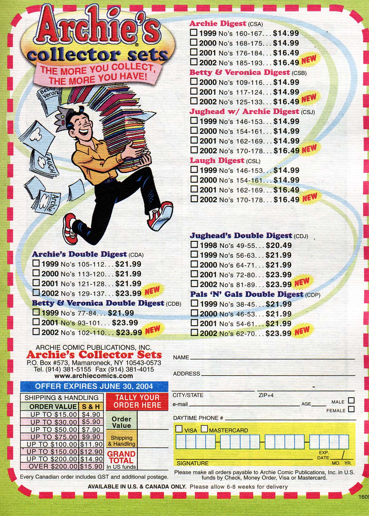Read online Jughead's Double Digest Magazine comic -  Issue #102 - 162