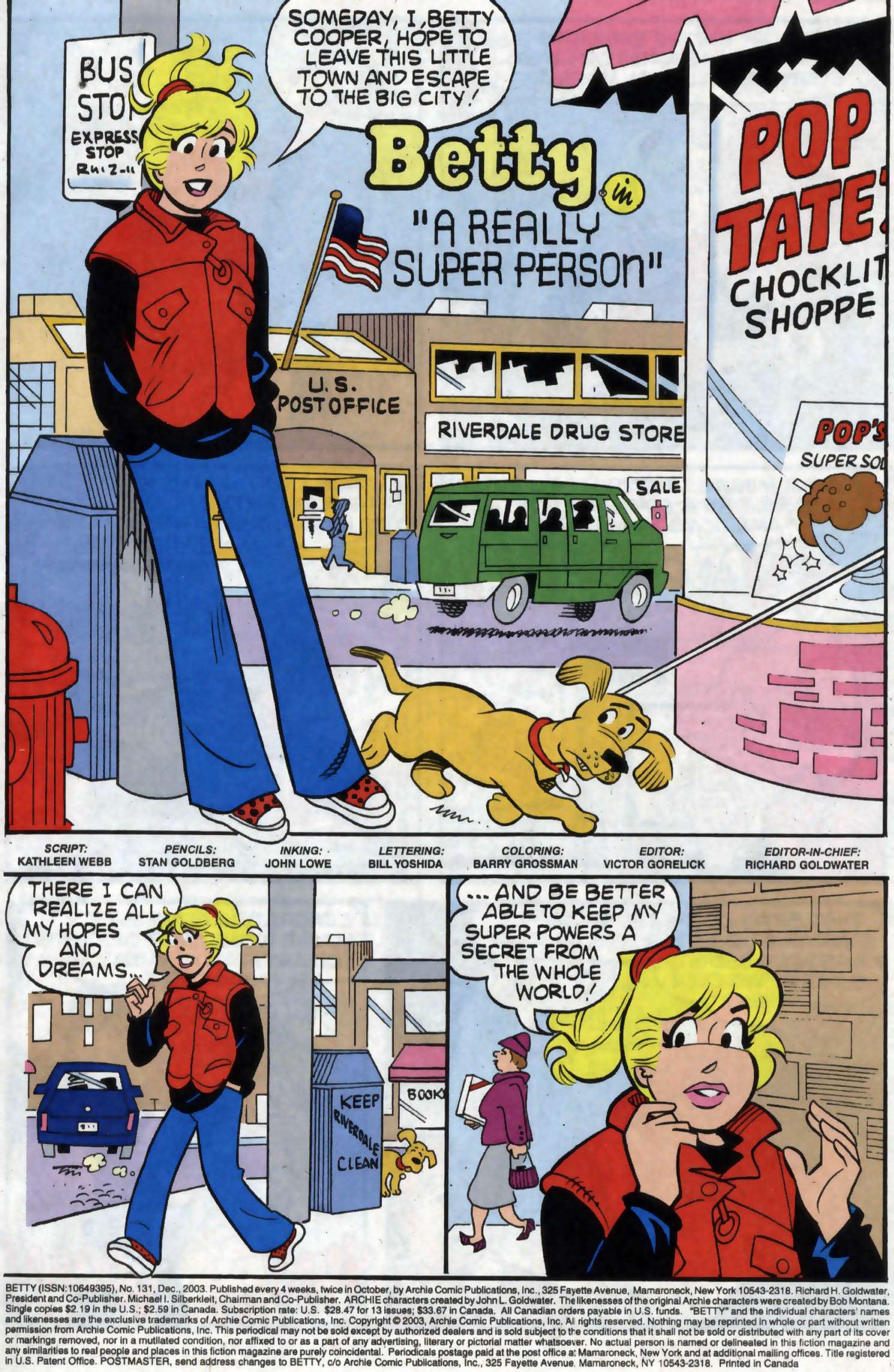 Read online Betty comic -  Issue #131 - 2