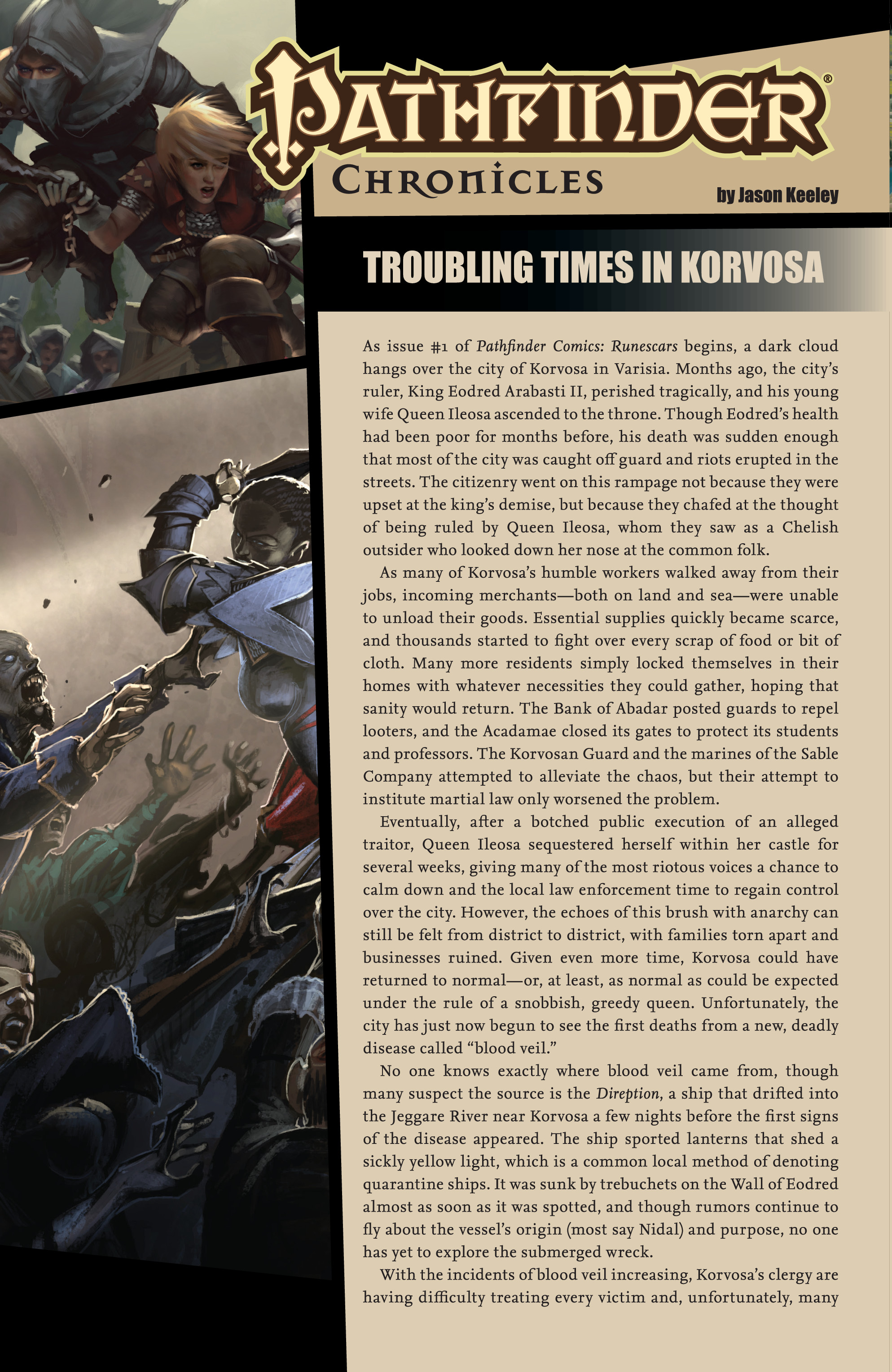 Read online Pathfinder: Runescars comic -  Issue #1 - 28