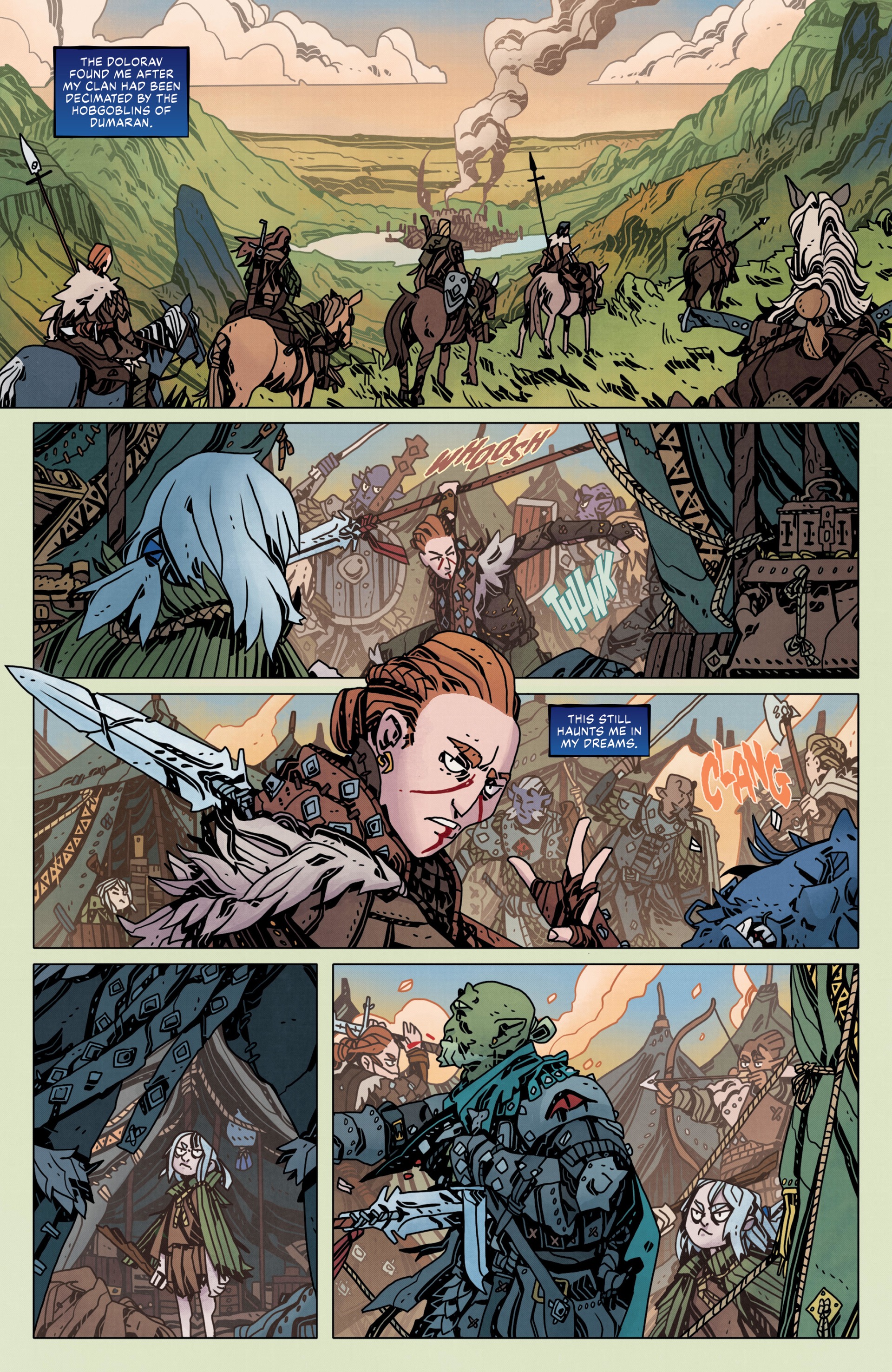 Read online Critical Role: The Mighty Nein Origins - Yasha Nydoorin comic -  Issue # Full - 9