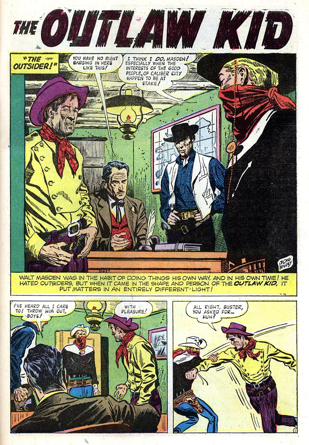 Read online The Outlaw Kid (1954) comic -  Issue #8 - 27