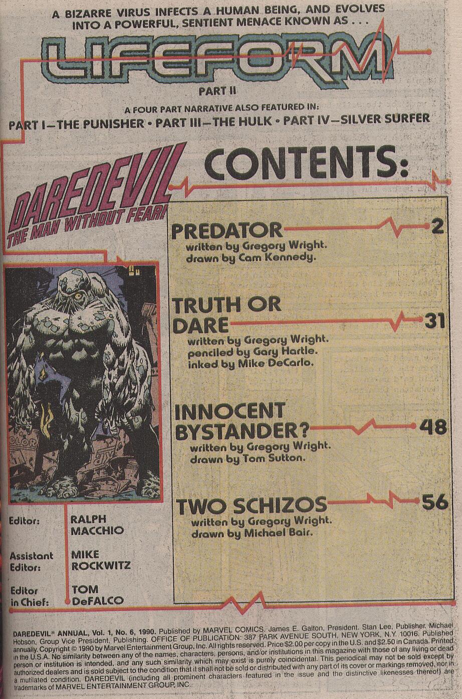 Read online Daredevil (1964) comic -  Issue # _Annual 6 - 2