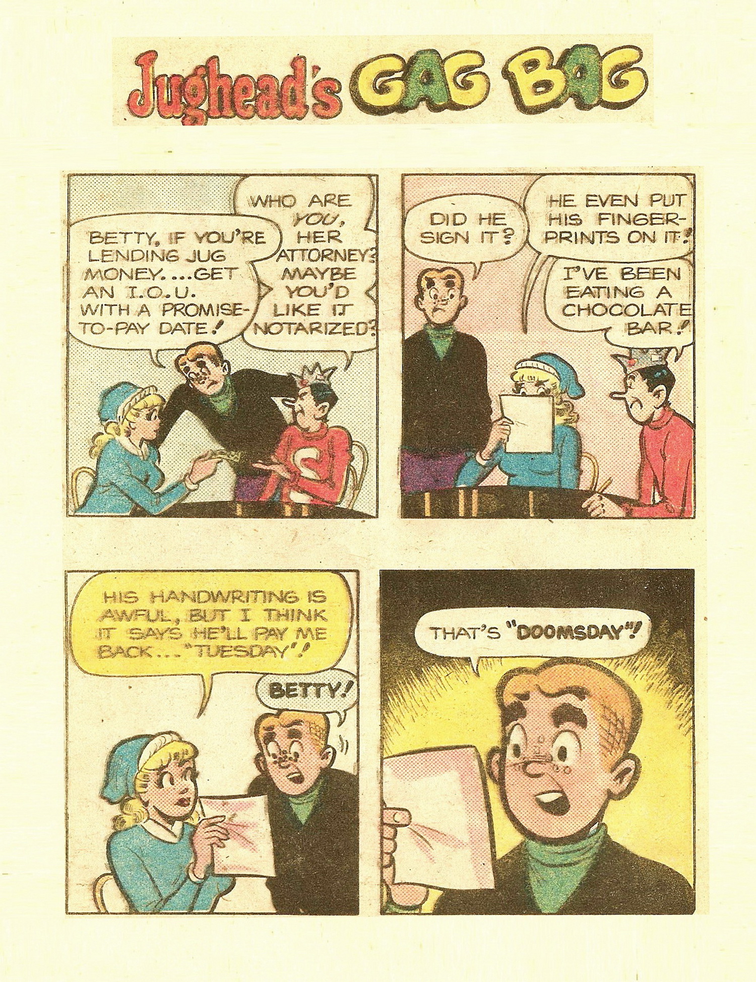 Read online Betty and Veronica Digest Magazine comic -  Issue #17 - 120