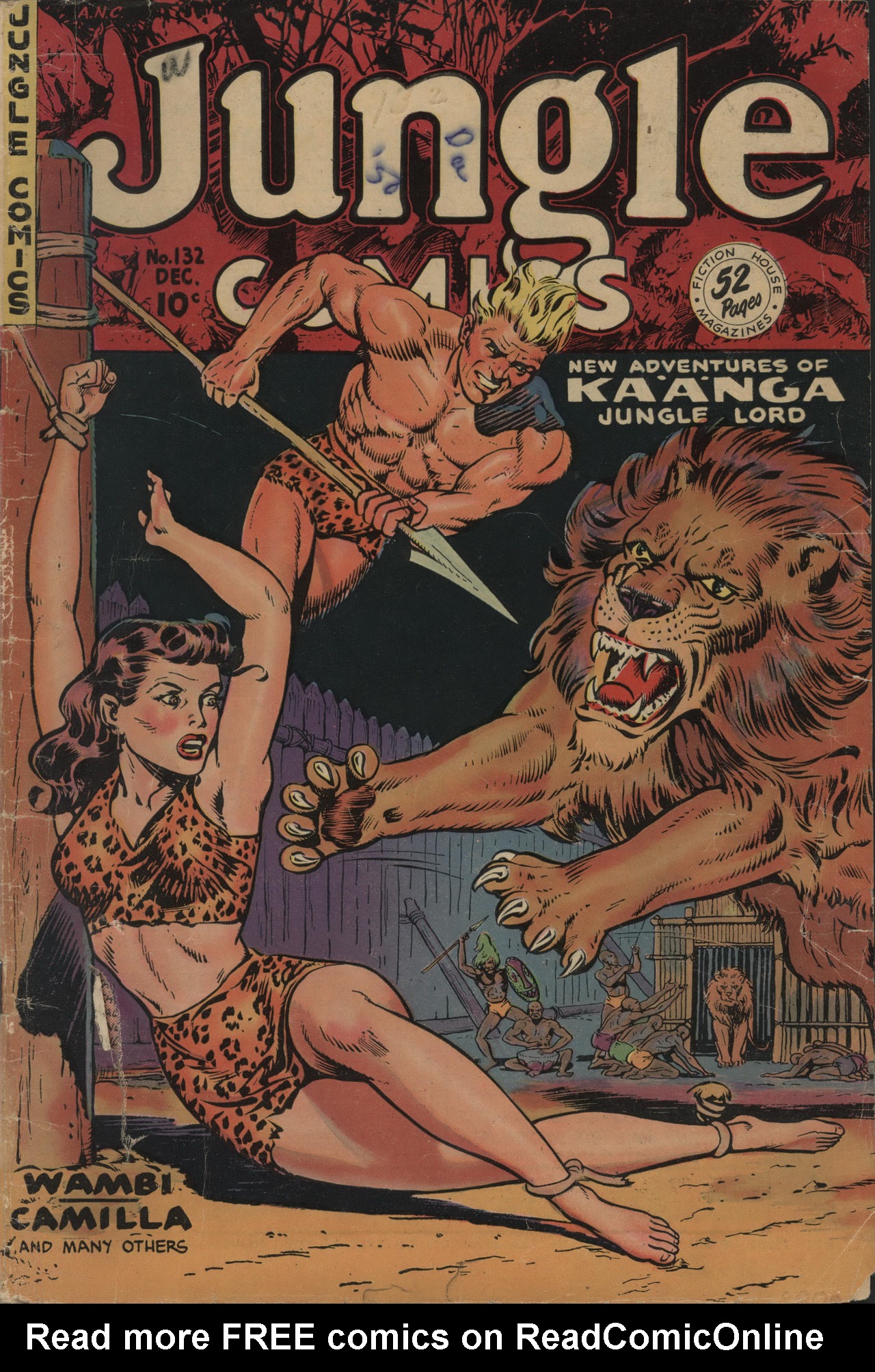 Read online Jungle Comics comic -  Issue #132 - 1