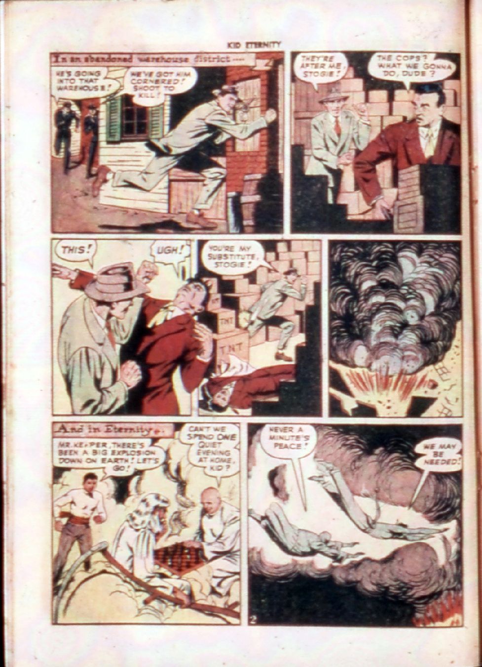 Read online Kid Eternity (1946) comic -  Issue #10 - 16