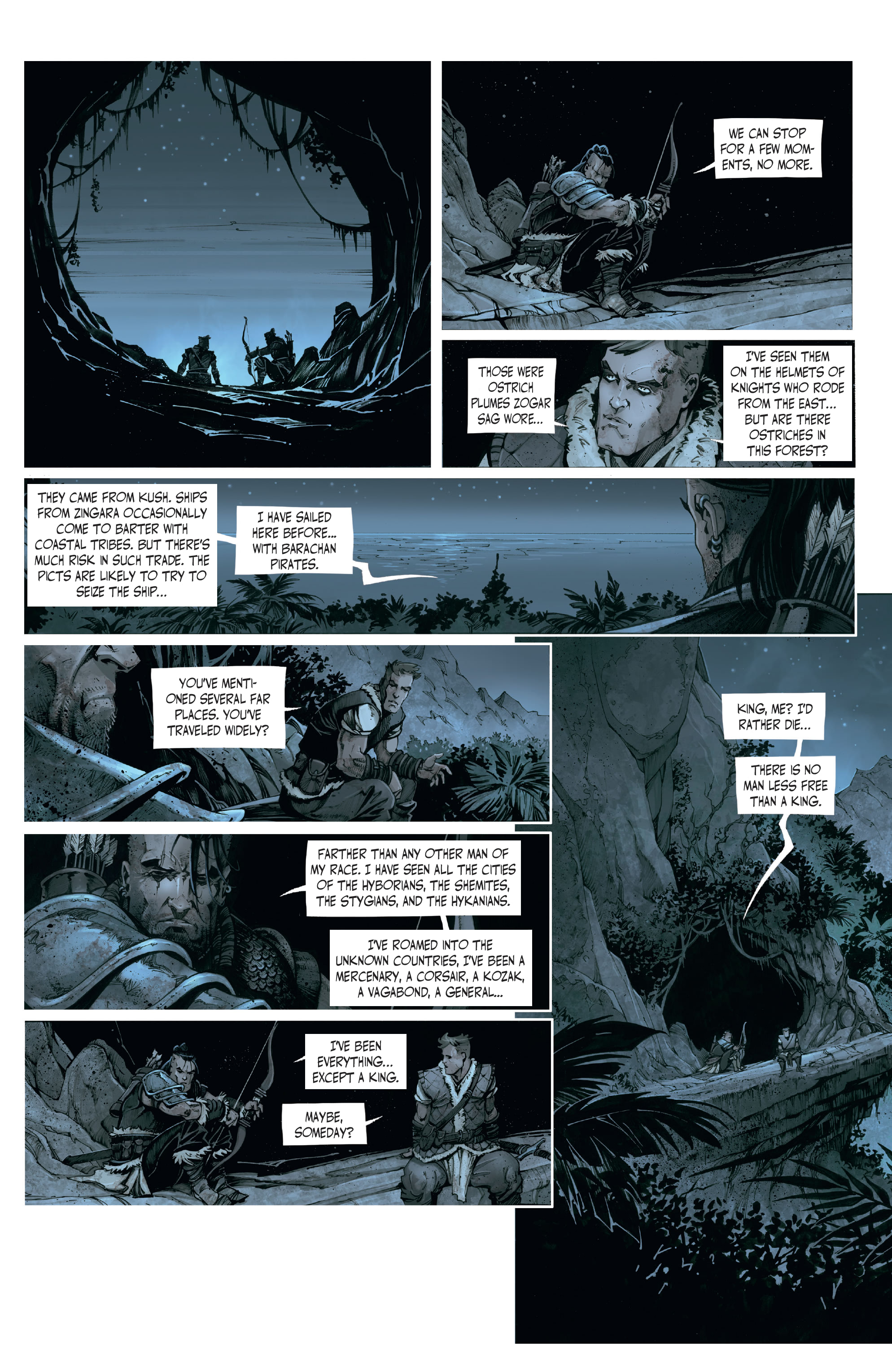 Read online The Cimmerian: Beyond The Black River comic -  Issue #2 - 6