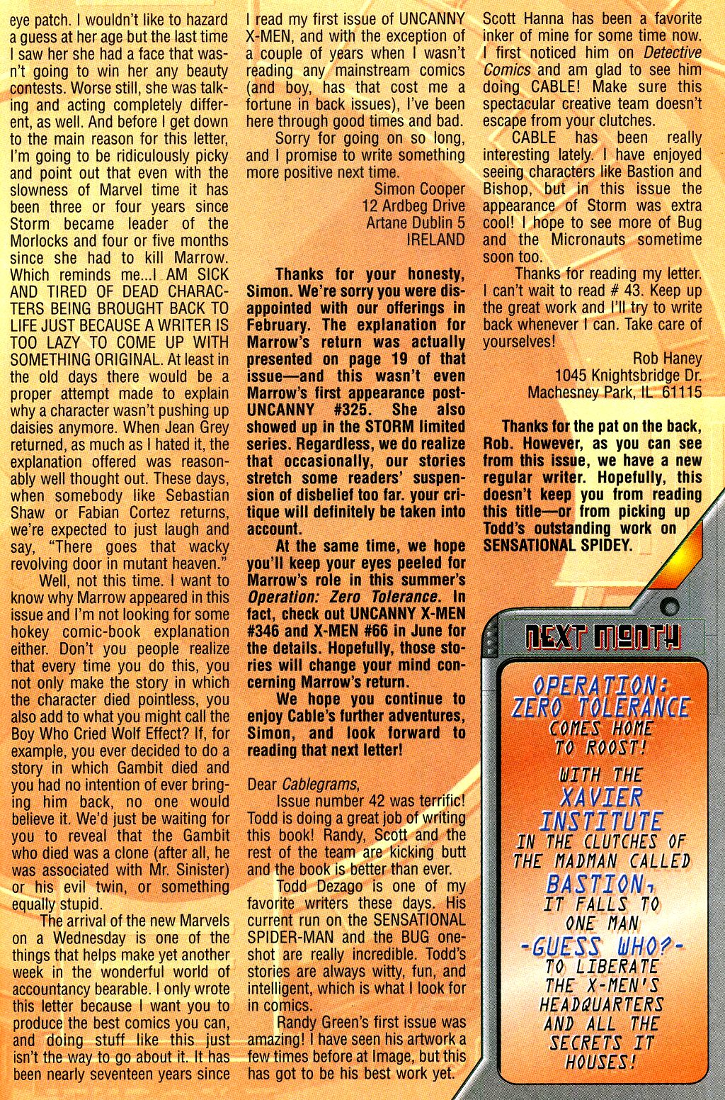 Read online Cable (1993) comic -  Issue #44 - 26