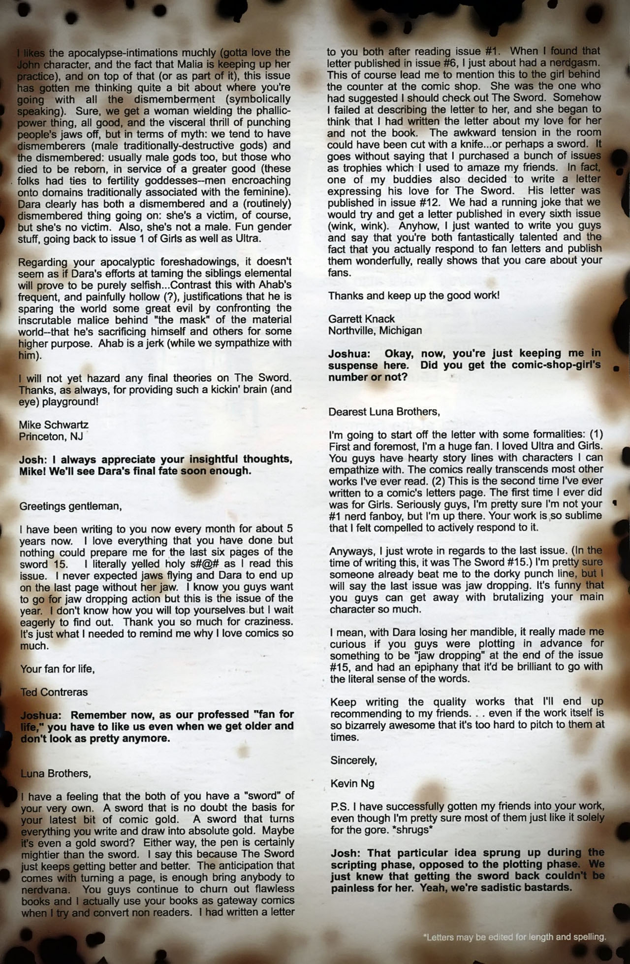 Read online The Sword comic -  Issue #17 - 26