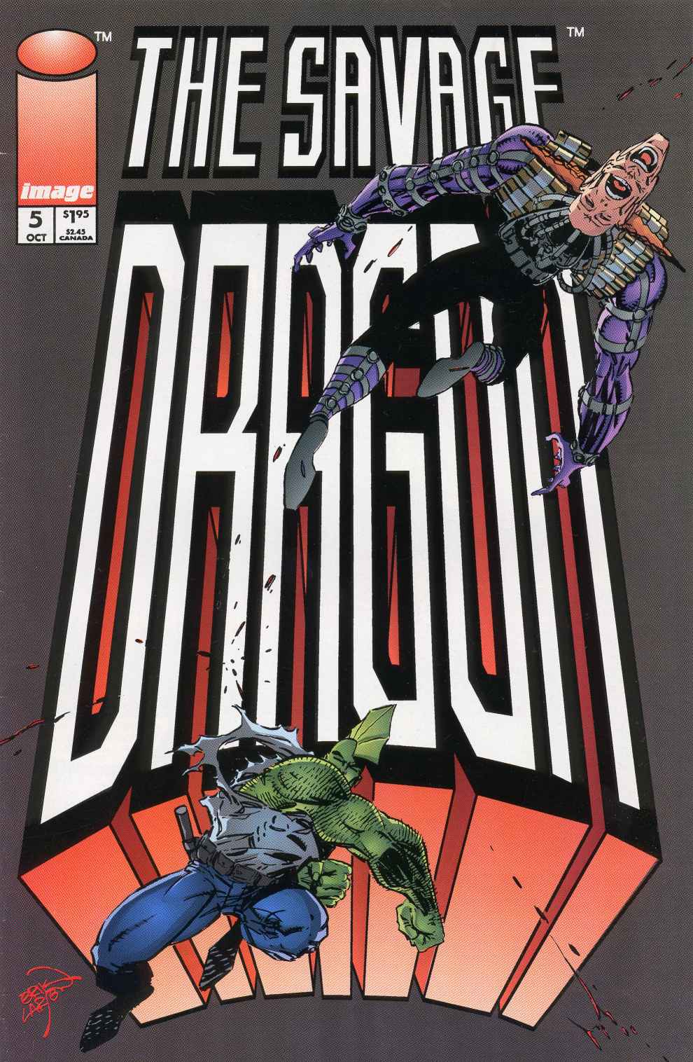 Read online The Savage Dragon (1993) comic -  Issue #5 - 1
