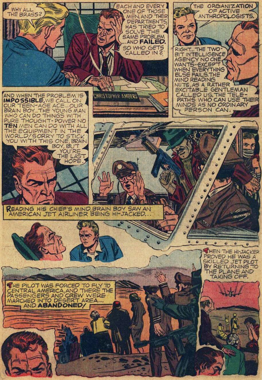 Read online Brain Boy (1962) comic -  Issue #2 - 5