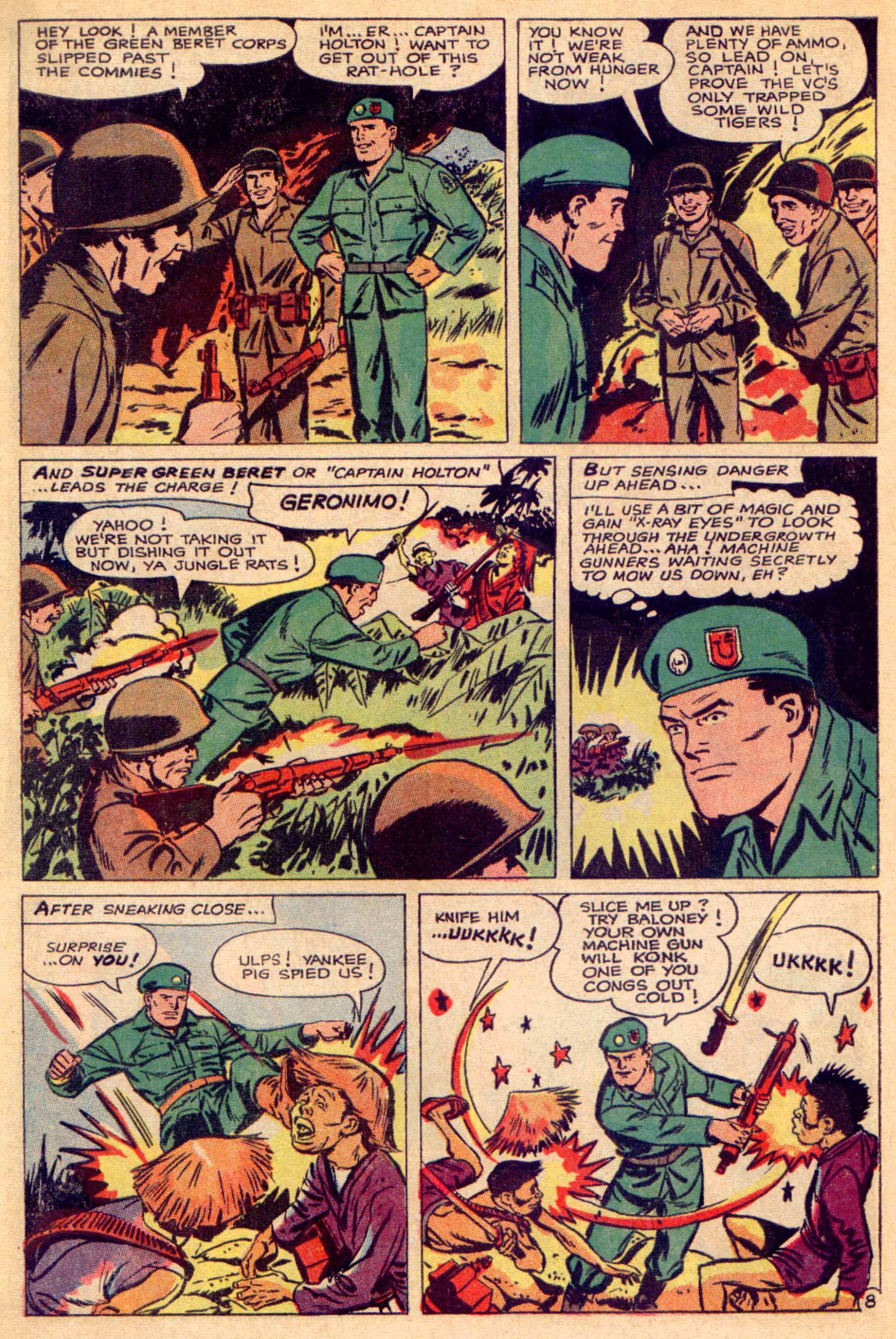 Read online Super Green Beret comic -  Issue #1 - 10