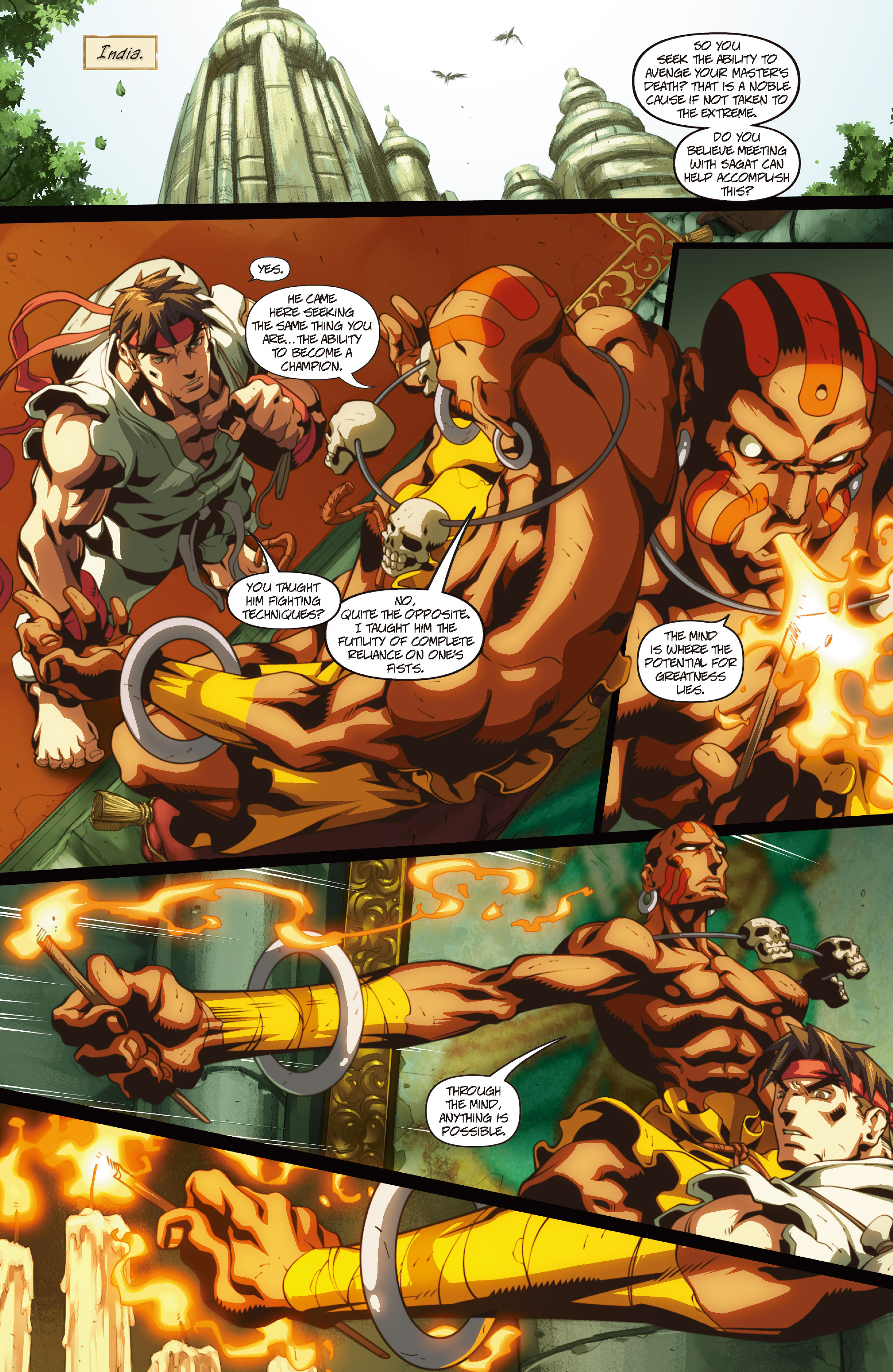 Read online Street Fighter II comic -  Issue #1 - 31