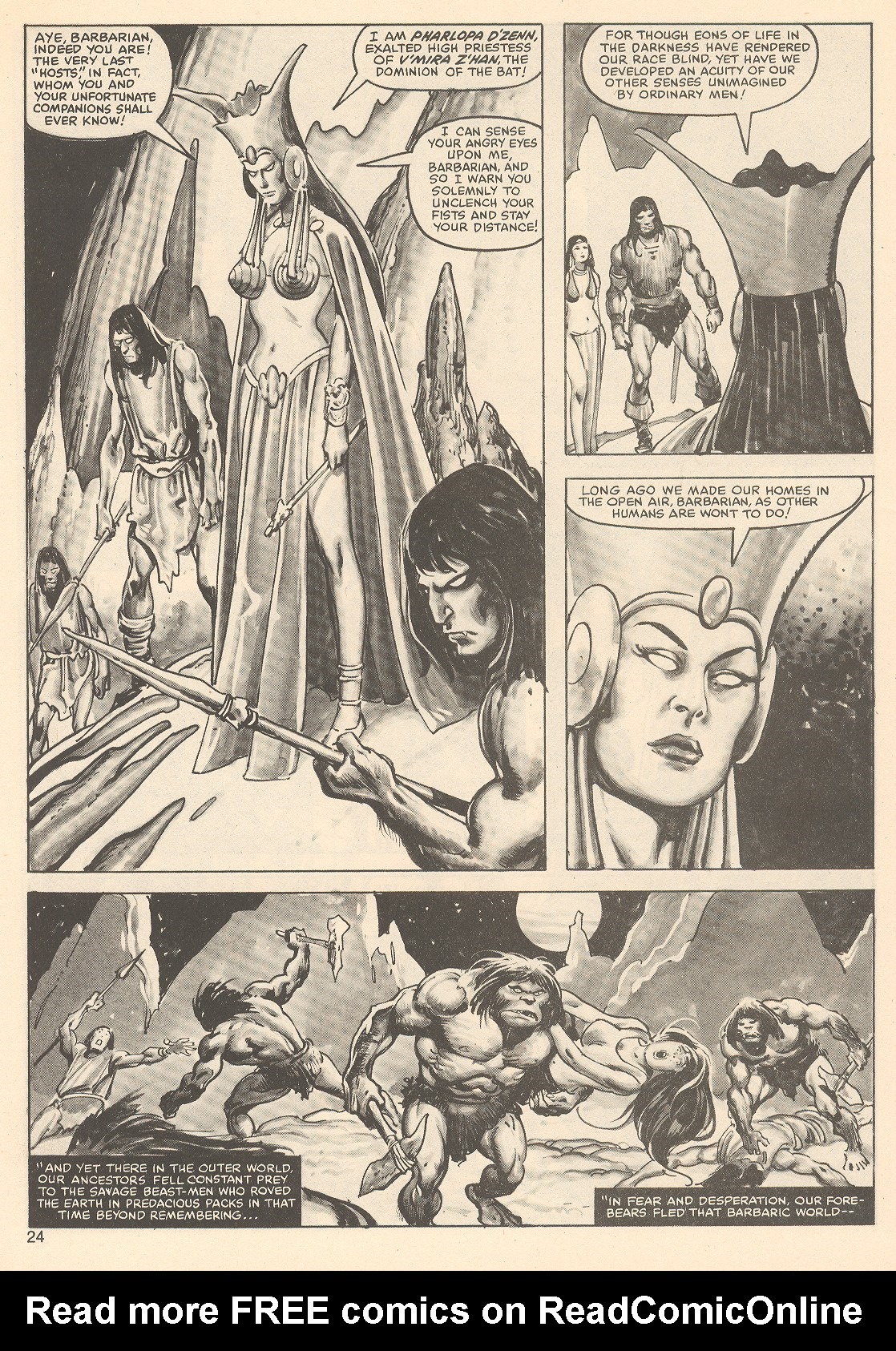 Read online The Savage Sword Of Conan comic -  Issue #76 - 24