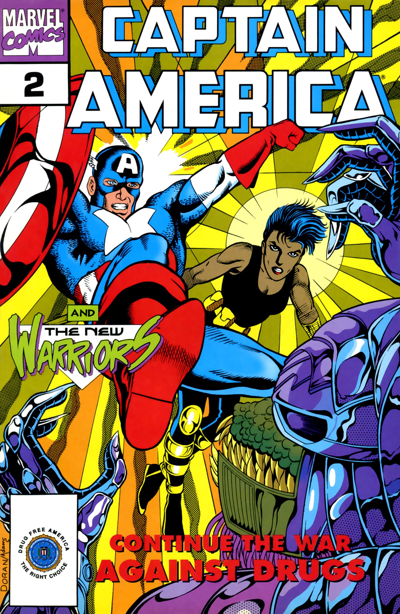 Read online Captain America Goes to War Against Drugs comic -  Issue #2 - 1