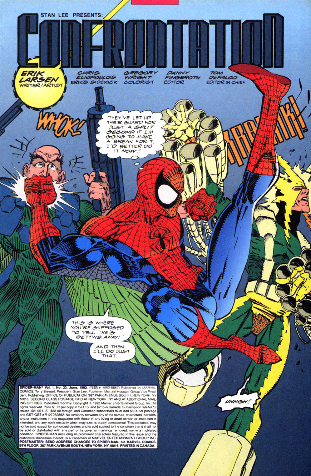 Spider-Man (1990) 23_-_Confrontation Page 1
