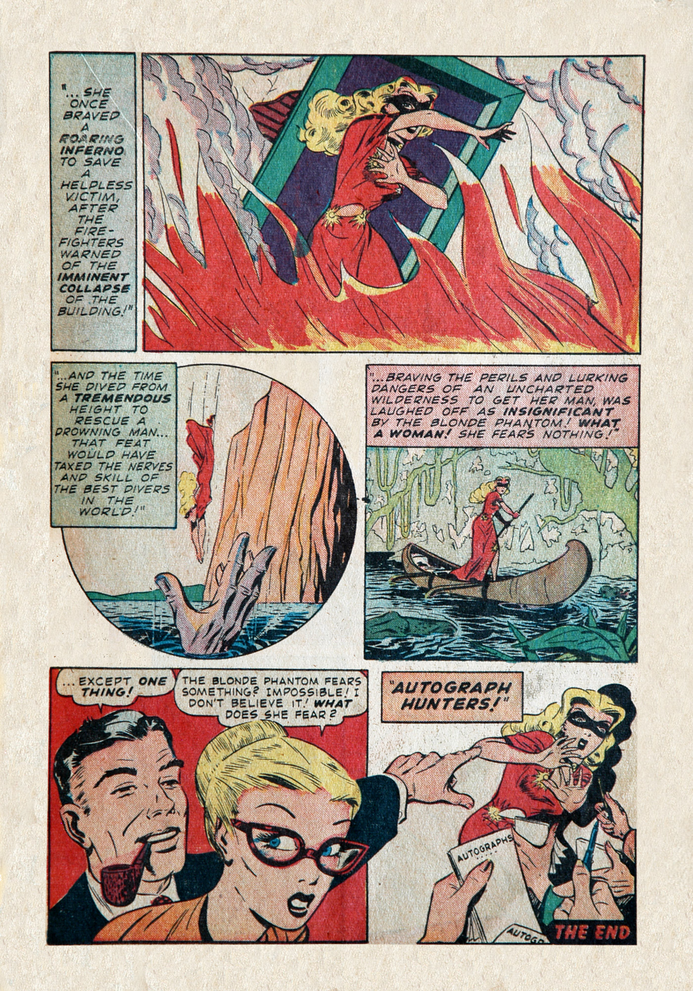 Read online Blonde Phantom Comics comic -  Issue #14 - 19