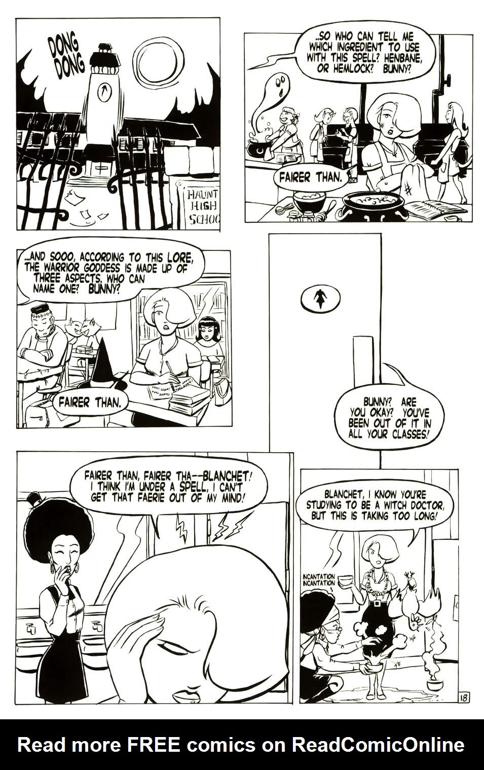 Read online Charm School: Magical Witch Girl Bunny comic -  Issue #1 - 20