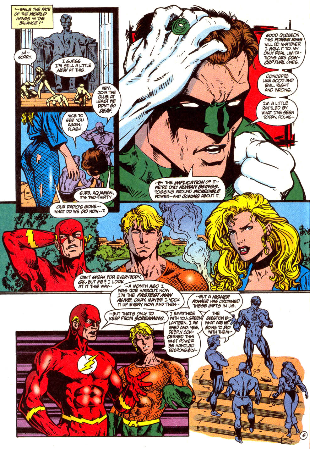 Read online Justice League America comic -  Issue #92 - 7