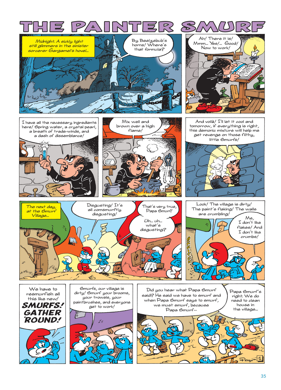 Read online The Smurfs comic -  Issue #12 - 35