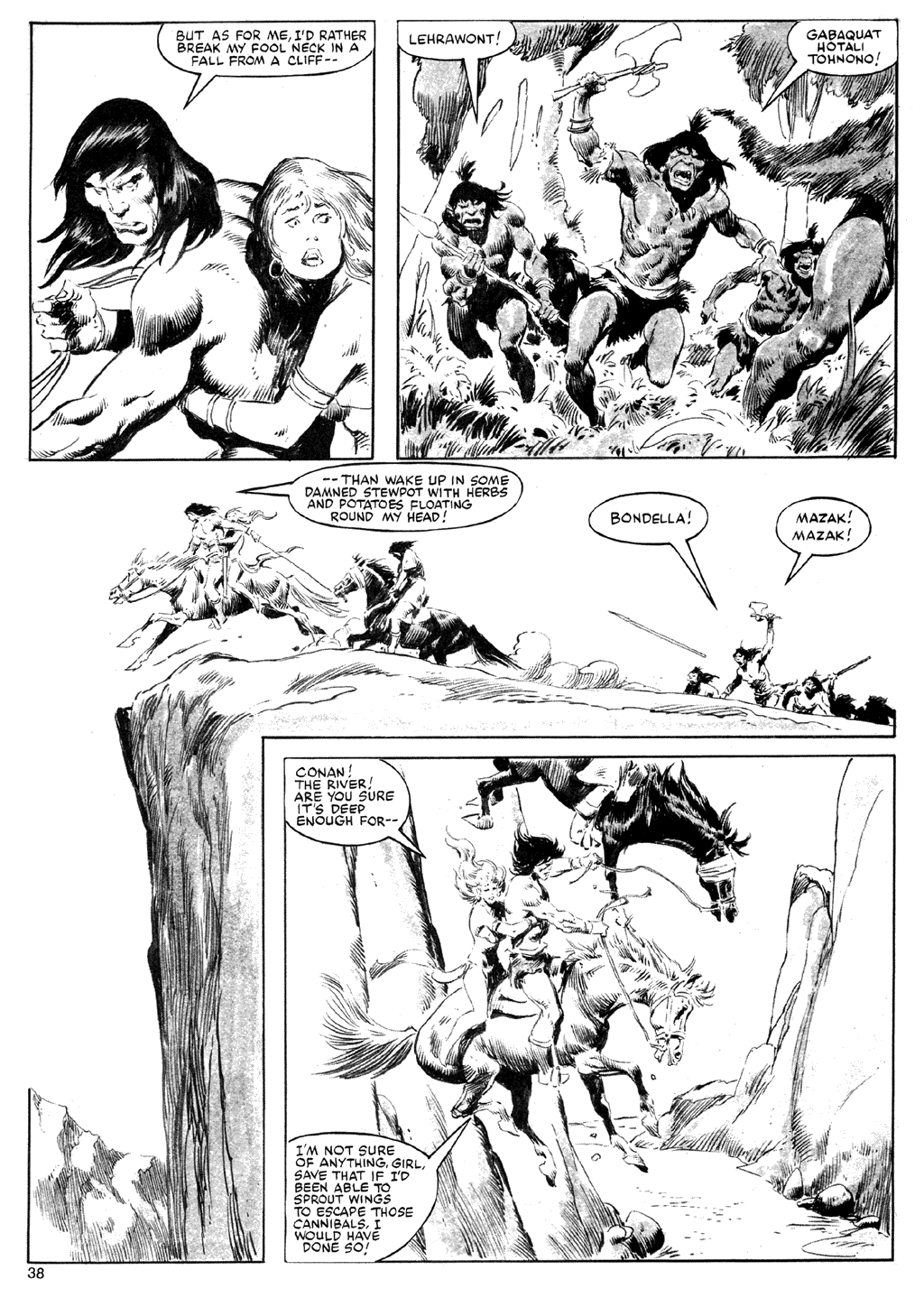 Read online The Savage Sword Of Conan comic -  Issue #73 - 38