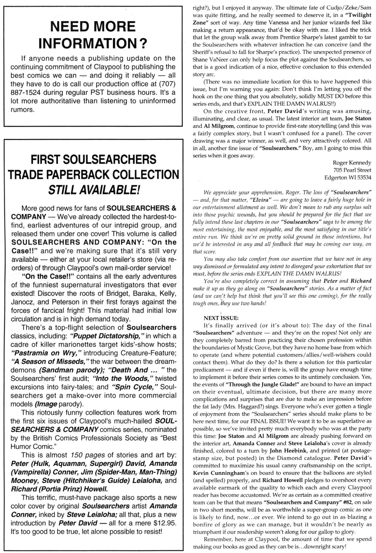 Read online Soulsearchers and Company comic -  Issue #81 - 28