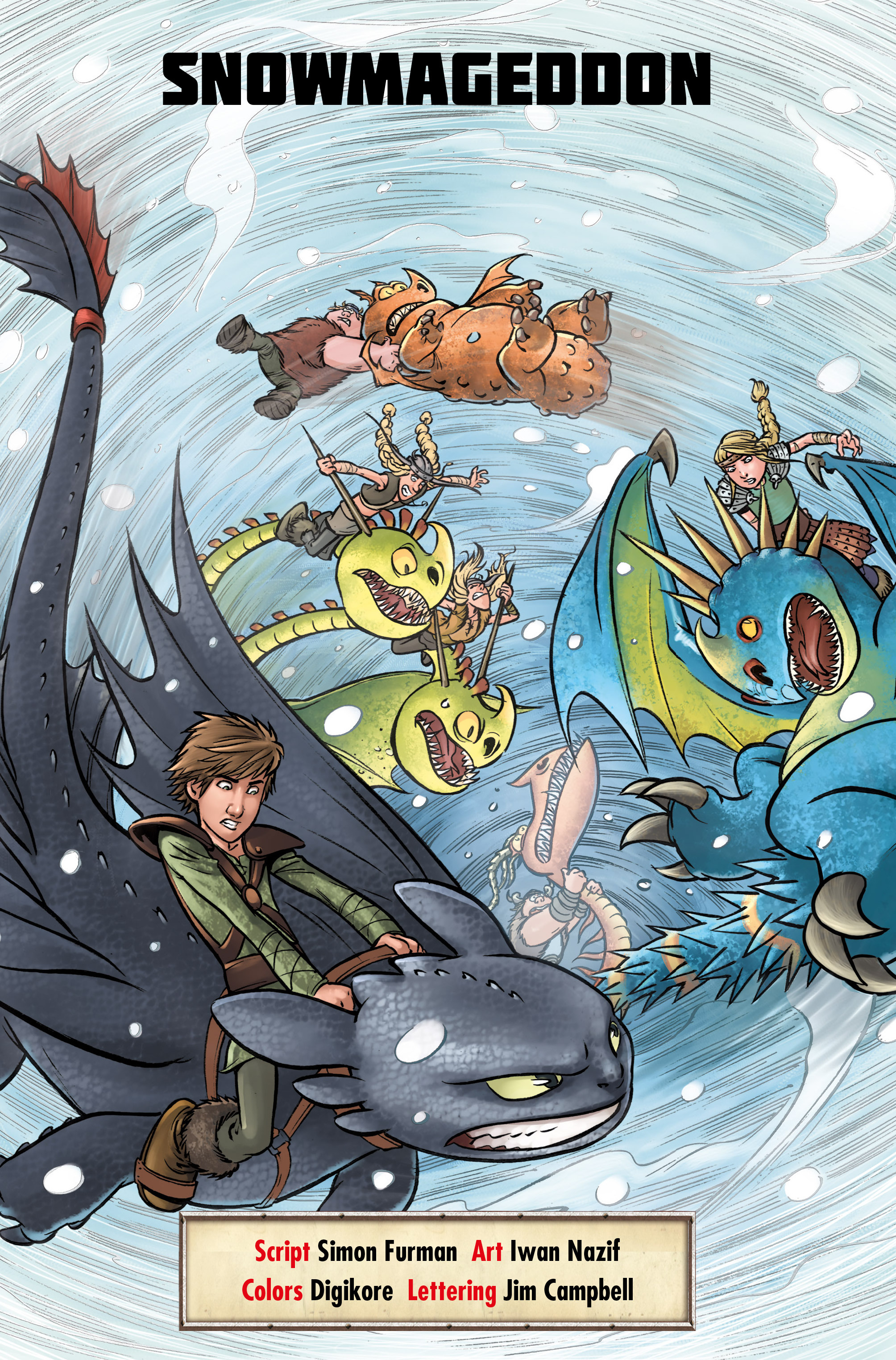 Read online DreamWorks Dragons: Defenders of Berk Collection: Fire & Ice comic -  Issue # TPB - 55