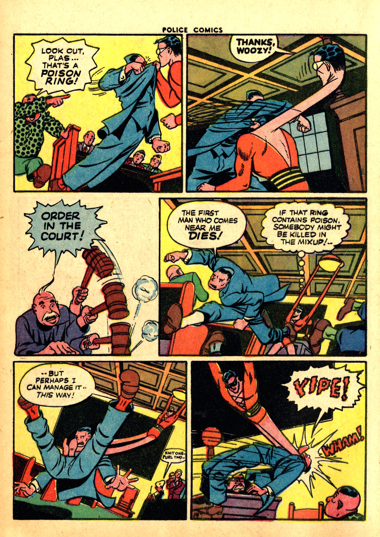 Read online Police Comics comic -  Issue #27 - 16