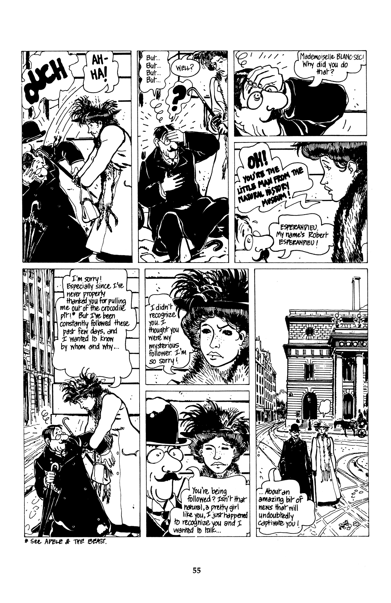 Read online The Extraordinary Adventures of Adele Blanc-Sec comic -  Issue #3 - 4