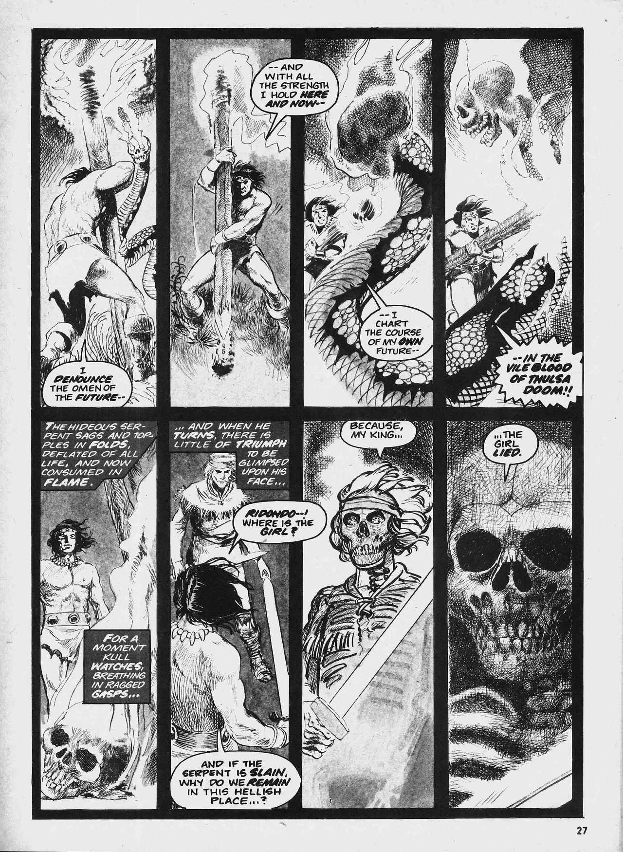 Read online Kull and the Barbarians comic -  Issue #3 - 27