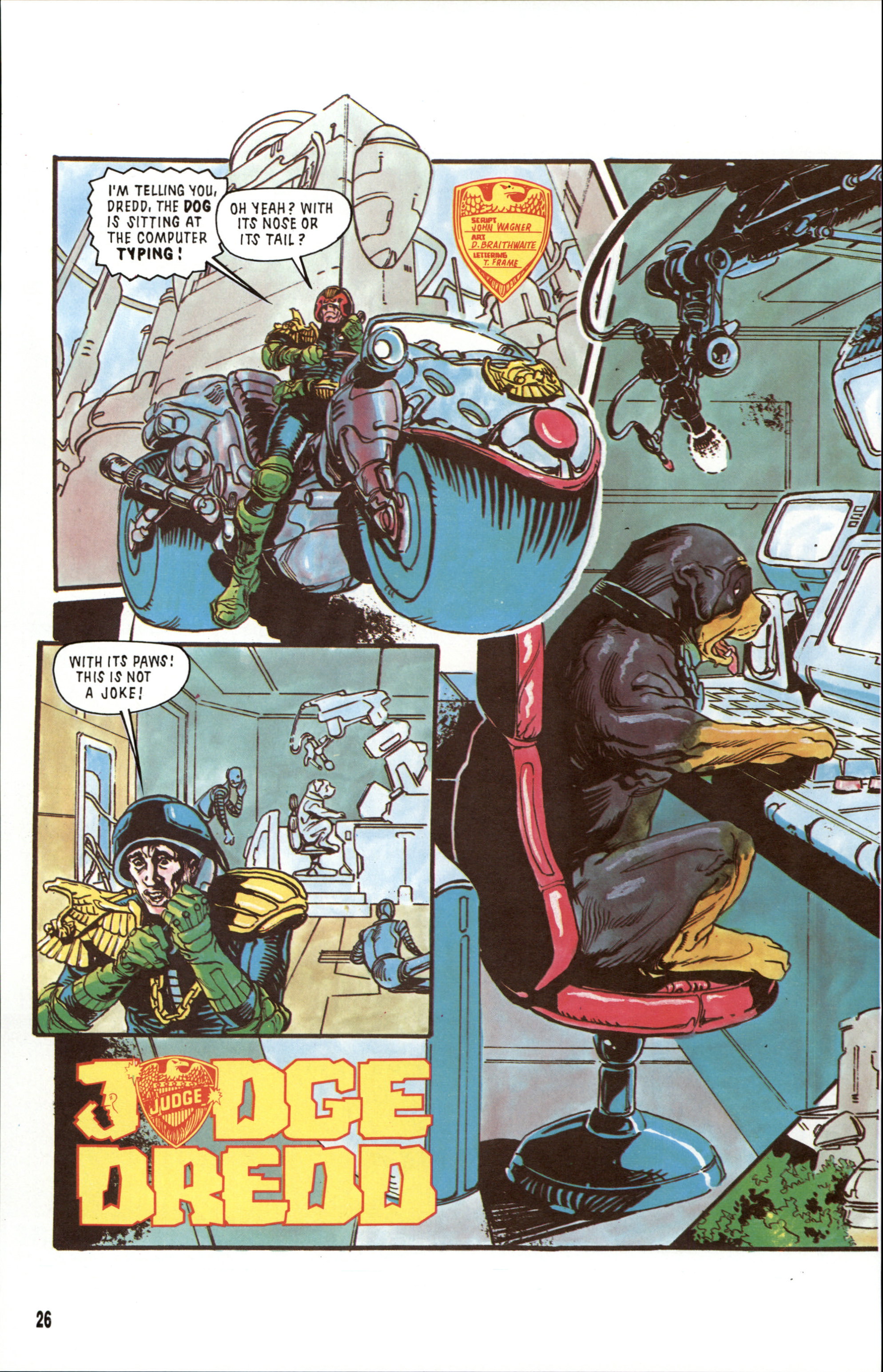 Read online Dredd Rules! comic -  Issue #9 - 28