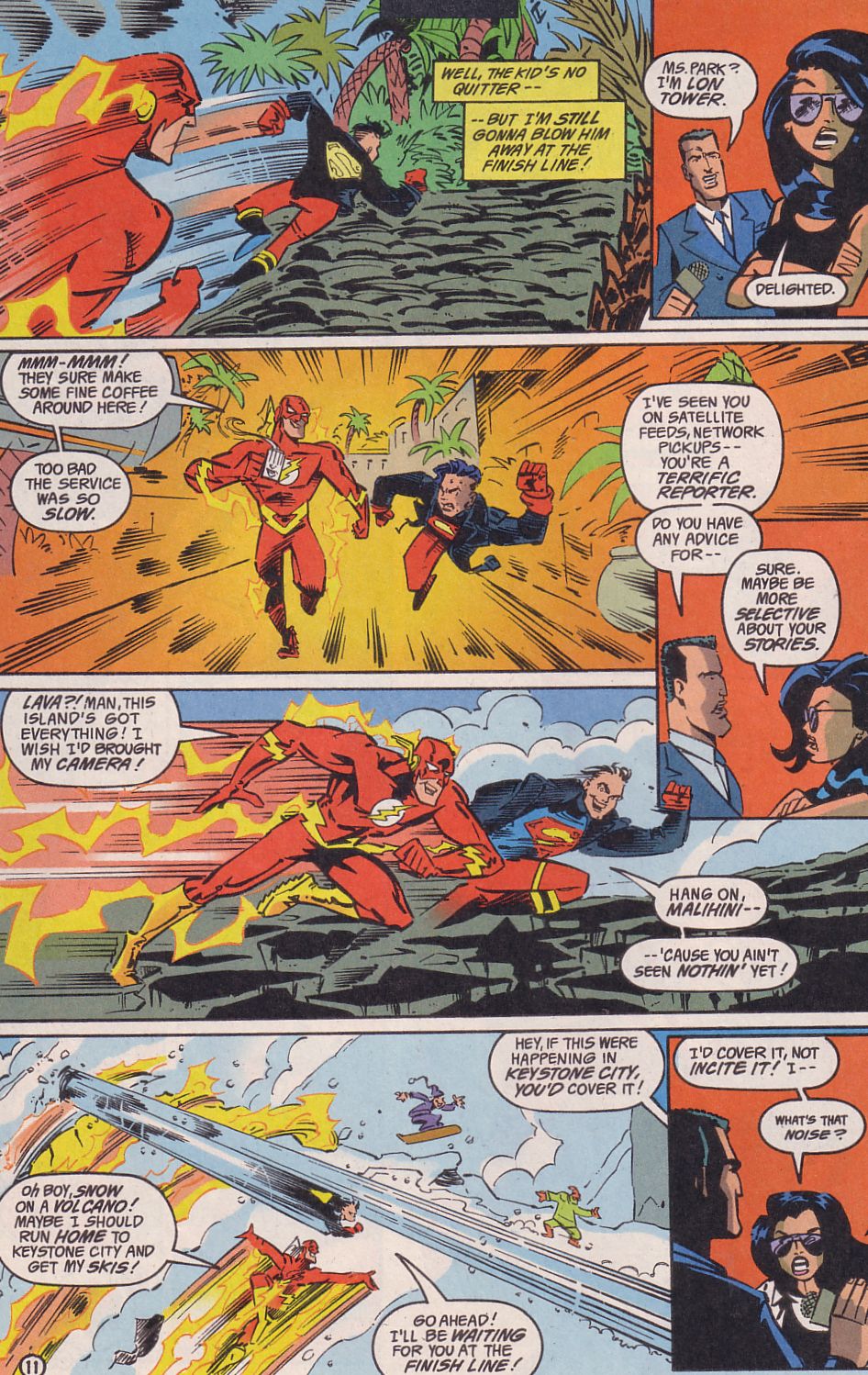 Read online Adventures in the DC Universe comic -  Issue #14 - 12