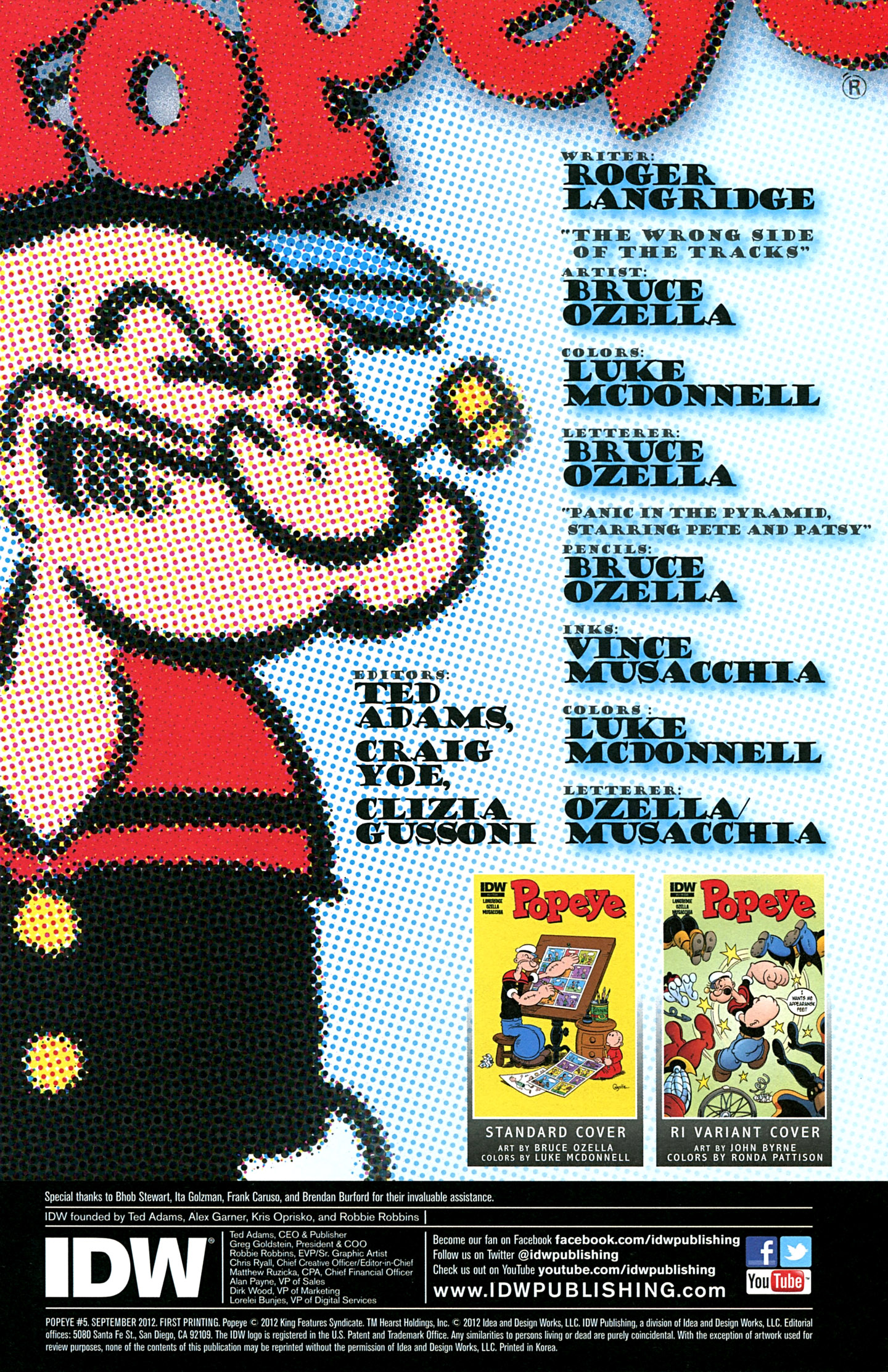 Read online Popeye (2012) comic -  Issue #5 - 2