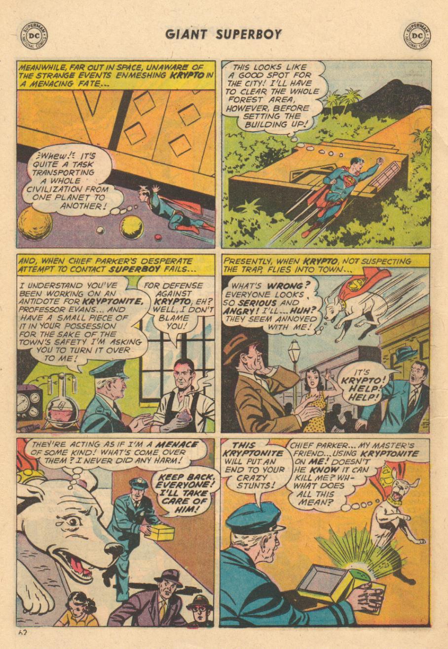 Read online Superboy (1949) comic -  Issue #138 - 60