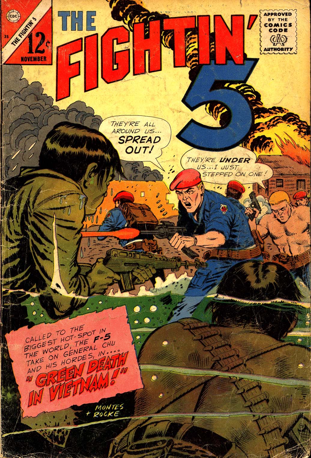 Read online The Fightin' 5 comic -  Issue #35 - 1