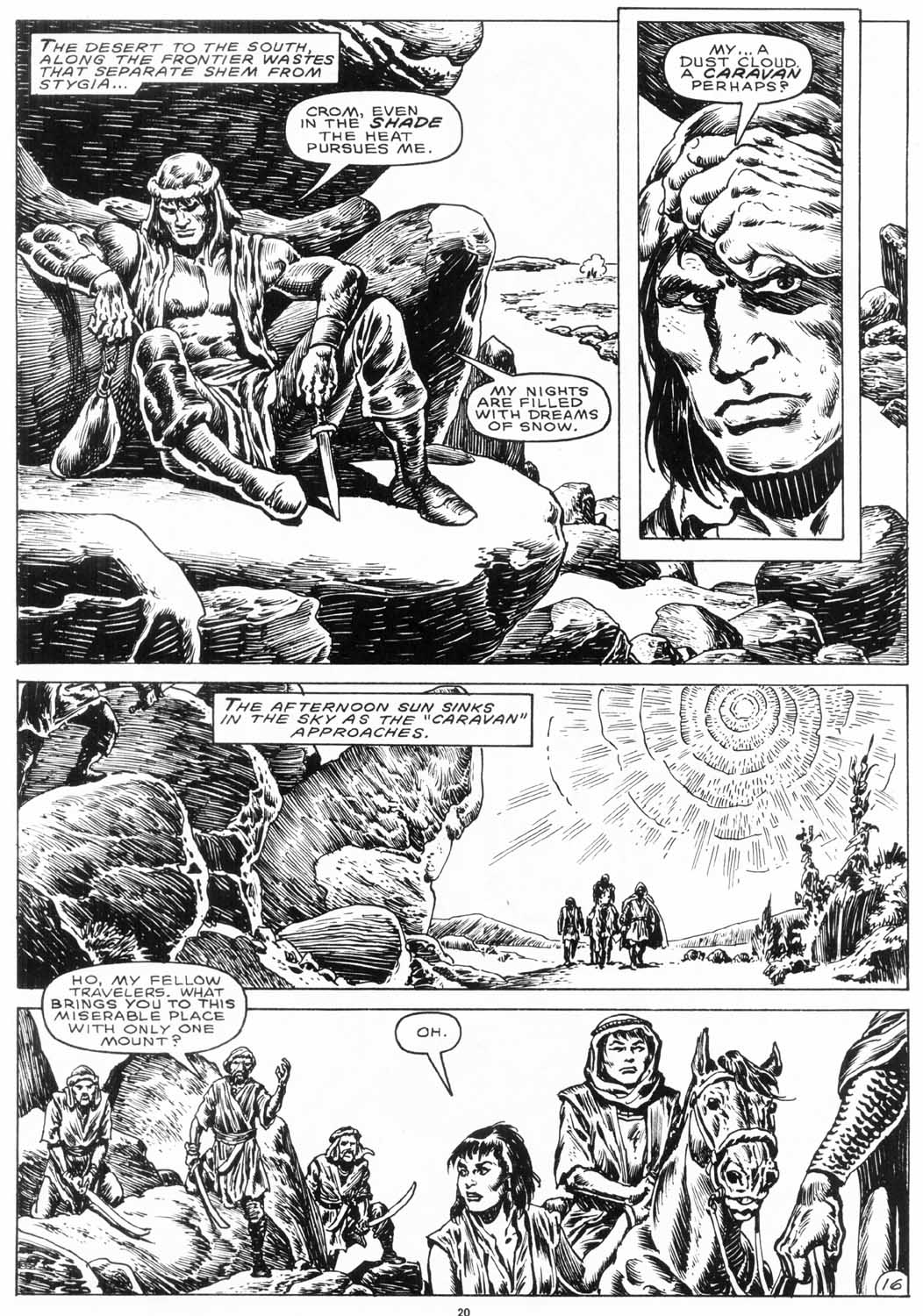 Read online The Savage Sword Of Conan comic -  Issue #152 - 22