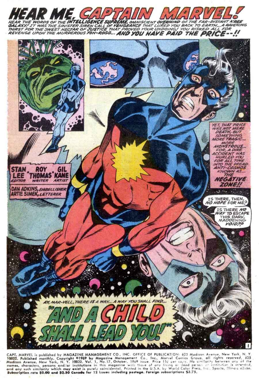 Captain Marvel (1968) Issue #17 #17 - English 2