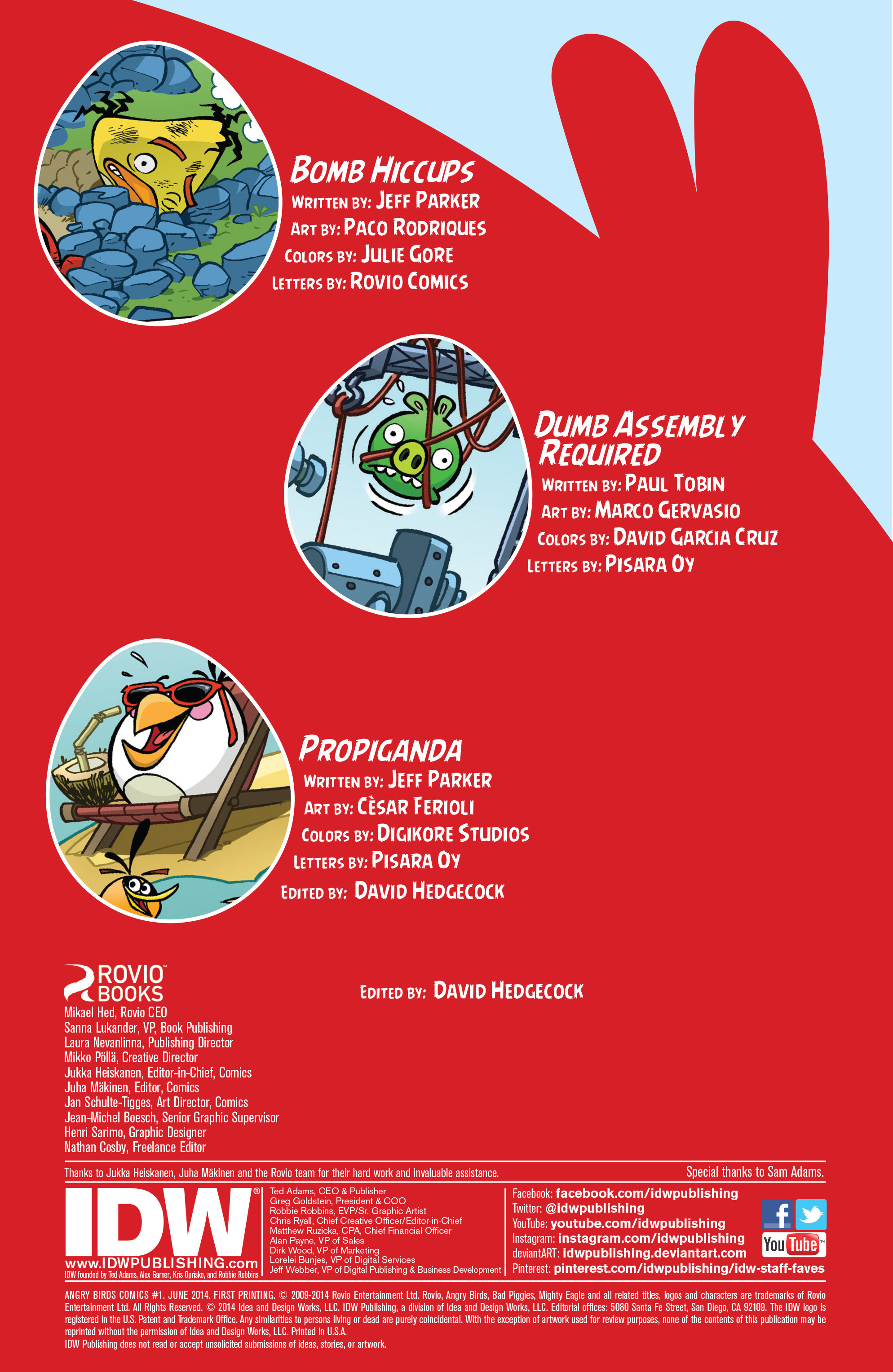 Read online Angry Birds Comics (2014) comic -  Issue #1 - 3