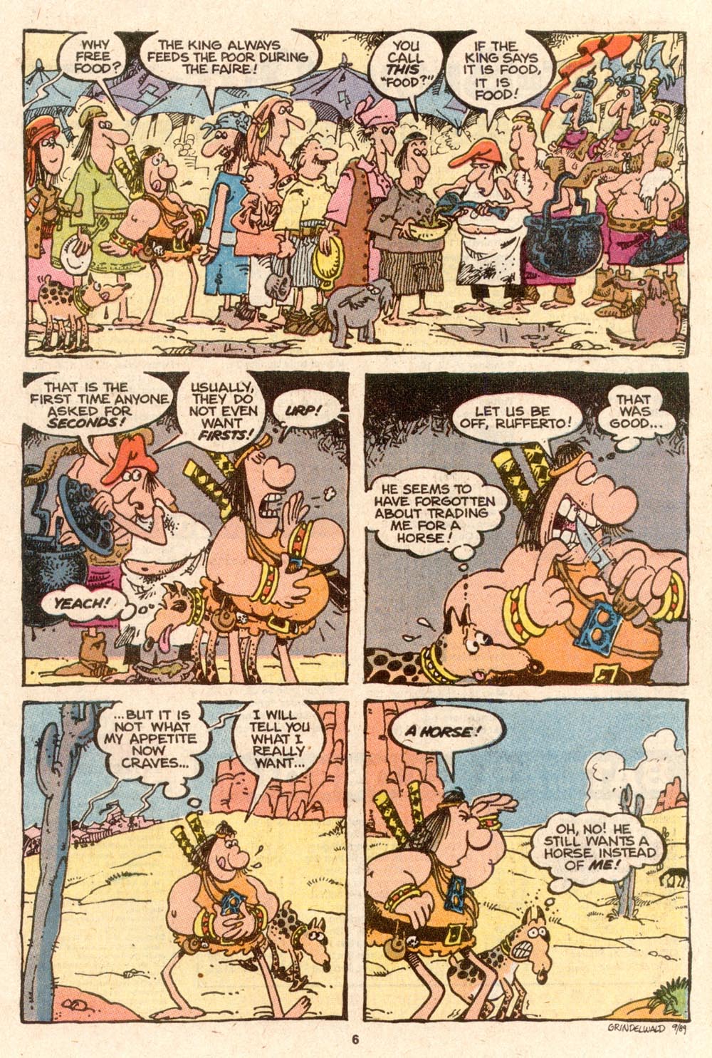 Read online Sergio Aragonés Groo the Wanderer comic -  Issue #62 - 6