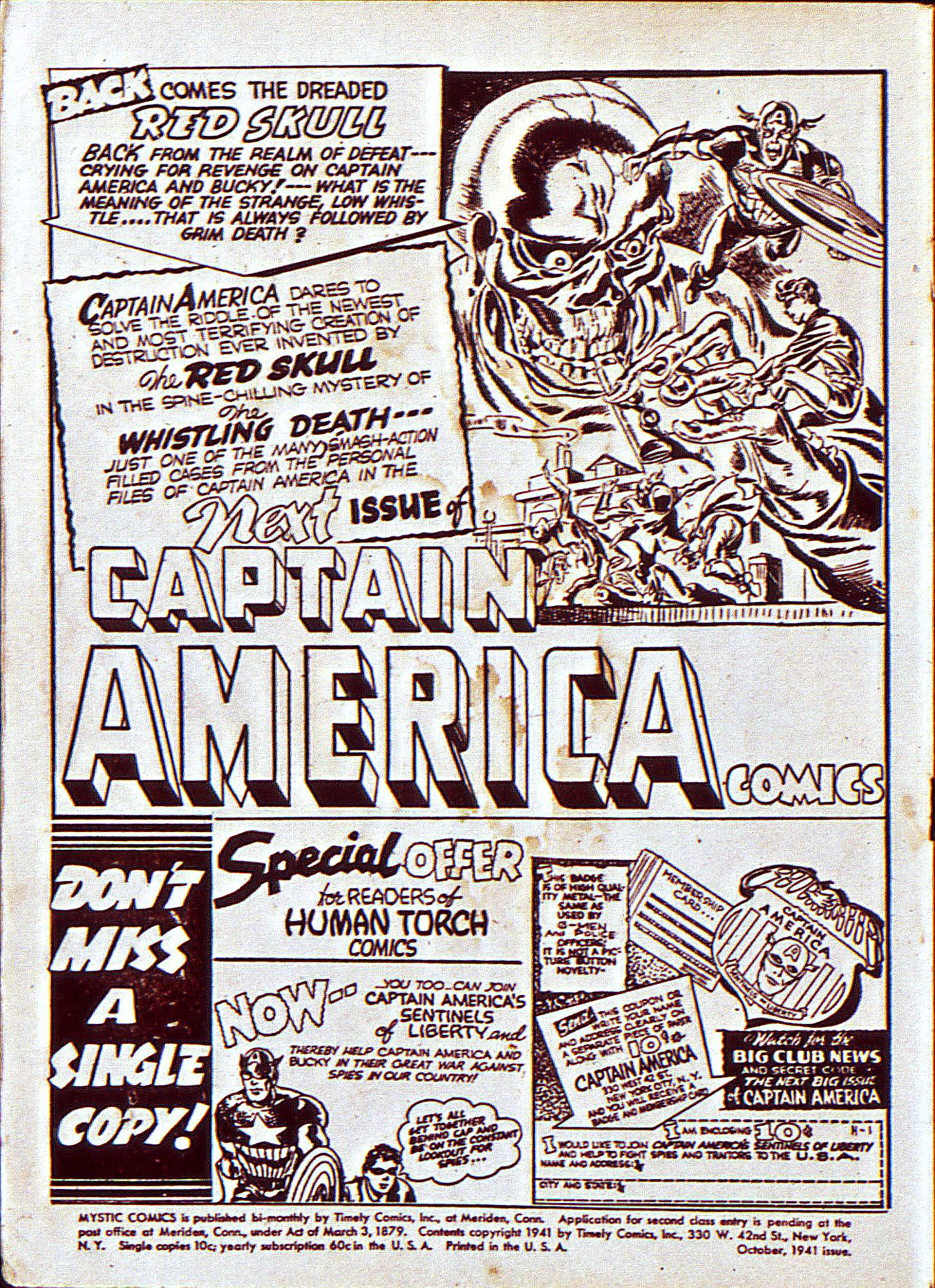 Read online Mystic Comics comic -  Issue #6 - 3