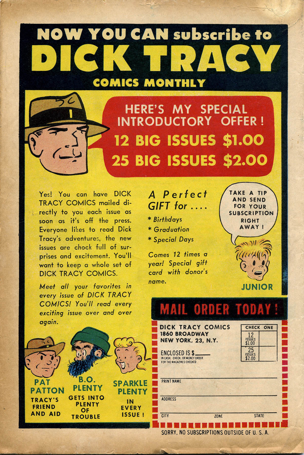 Read online Dick Tracy comic -  Issue #29 - 36